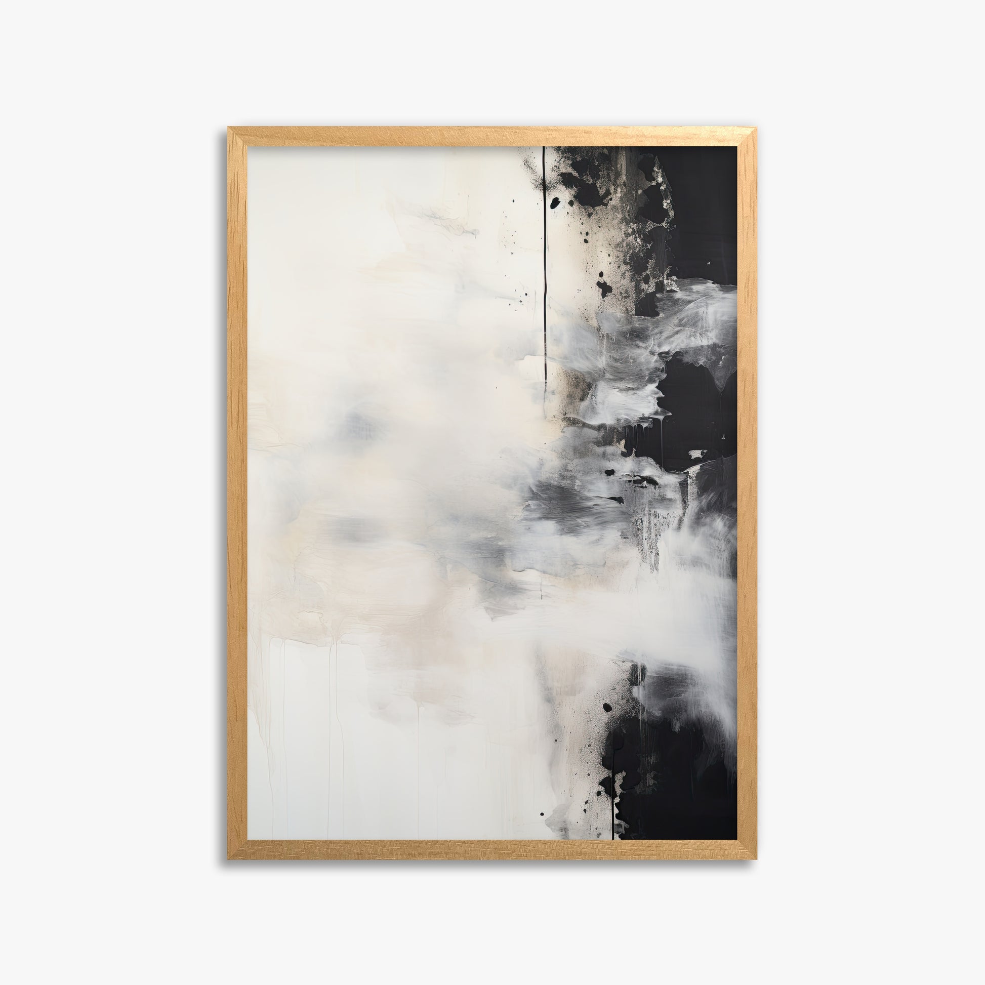 Phantom Cloud, 50x70cm Framed Poster With Oak Frame