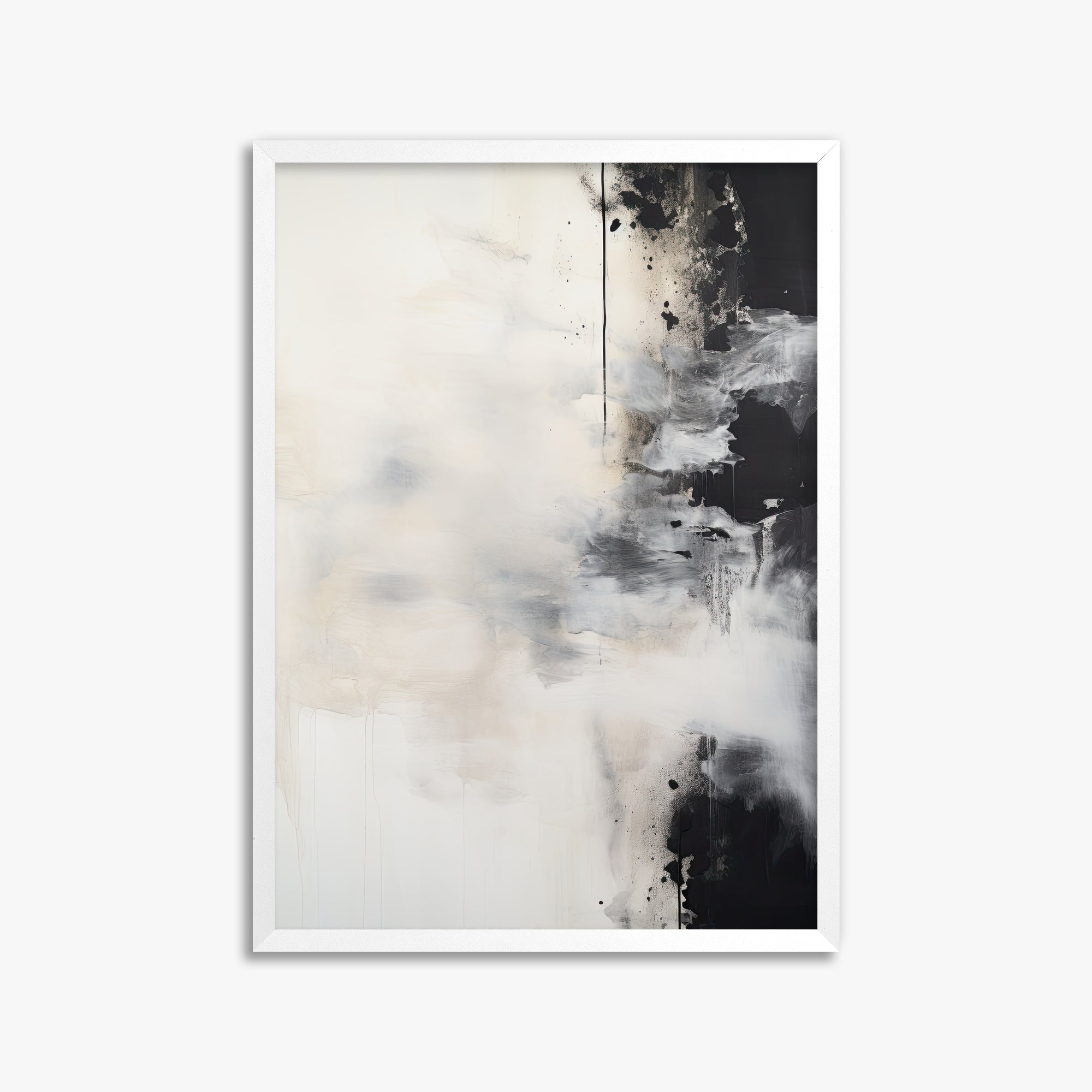 Phantom Cloud, 50x70cm Framed Poster With White Frame