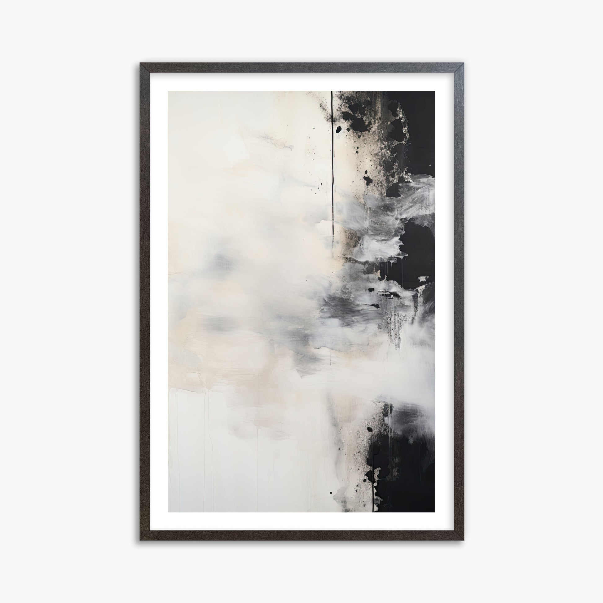 Phantom Cloud, 61x91cm Framed Art Reproduction With Espresso Frame