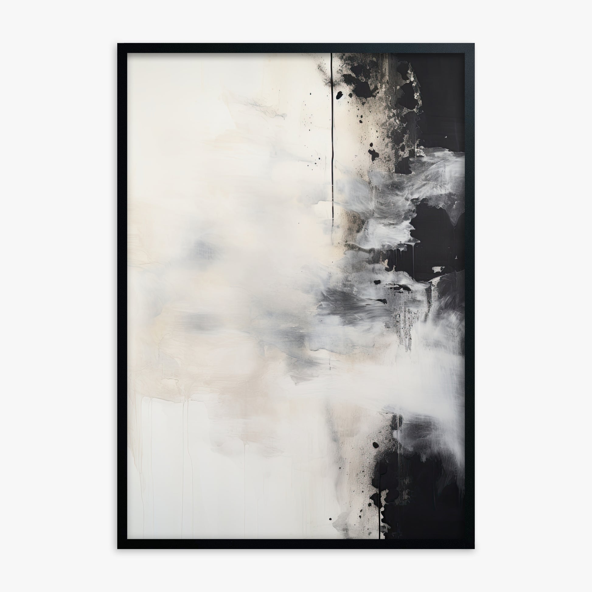 Phantom Cloud, Black Framed Poster With Black Frame