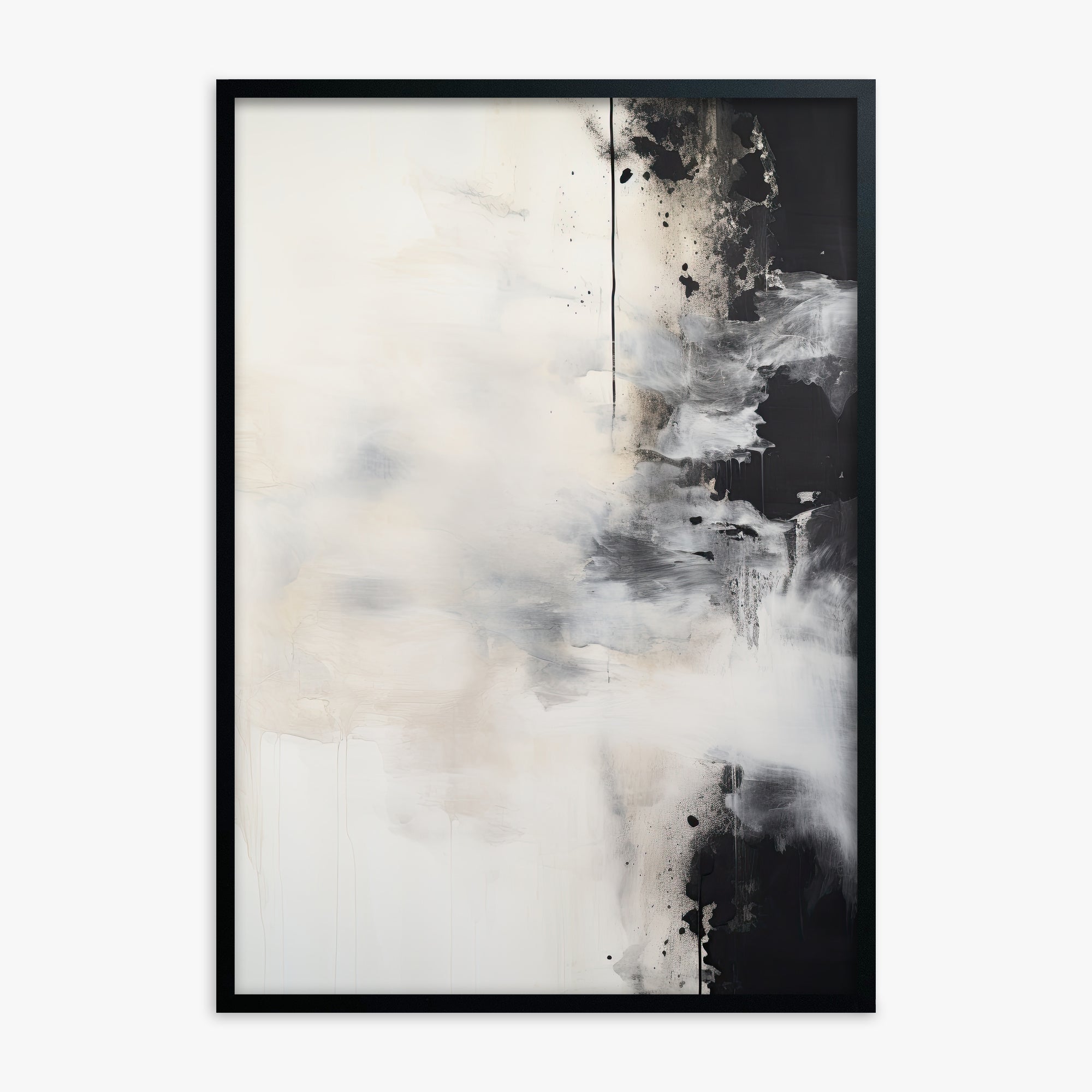 Phantom Cloud, Black Framed Poster With Black Frame
