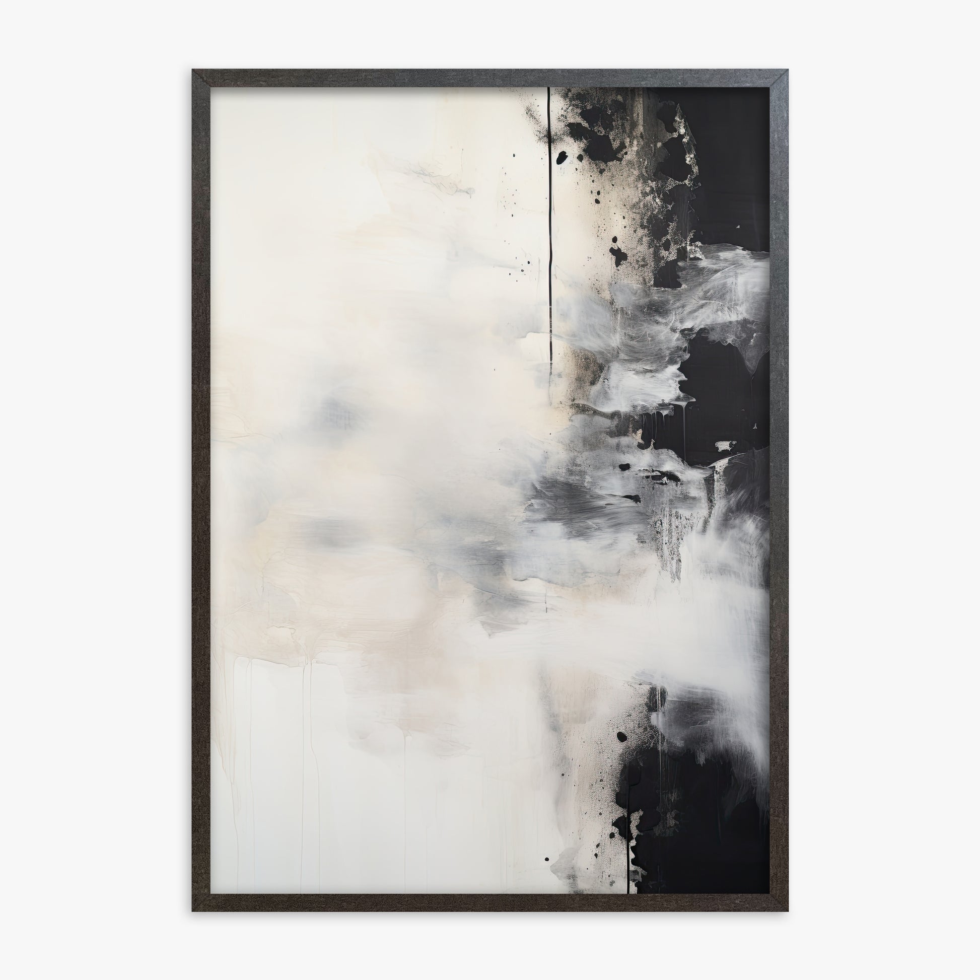 Phantom Cloud, 70x100cm Framed Art Reproduction With Espresso Frame