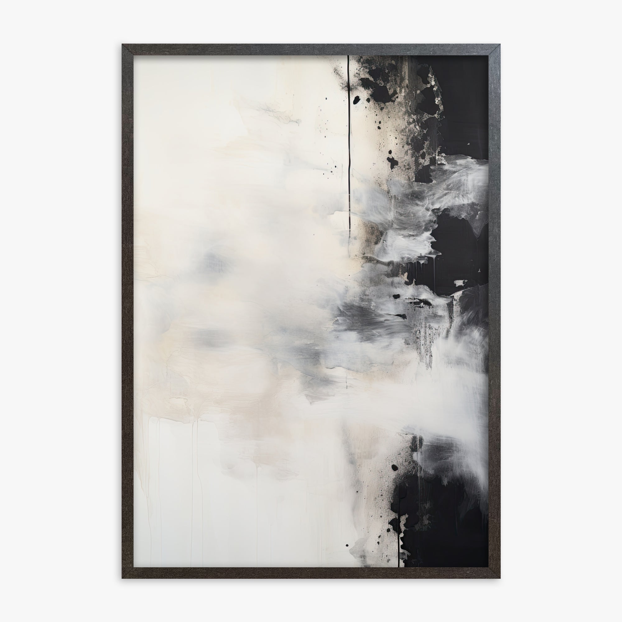 Phantom Cloud, 70x100cm Framed Art Reproduction With Espresso Frame