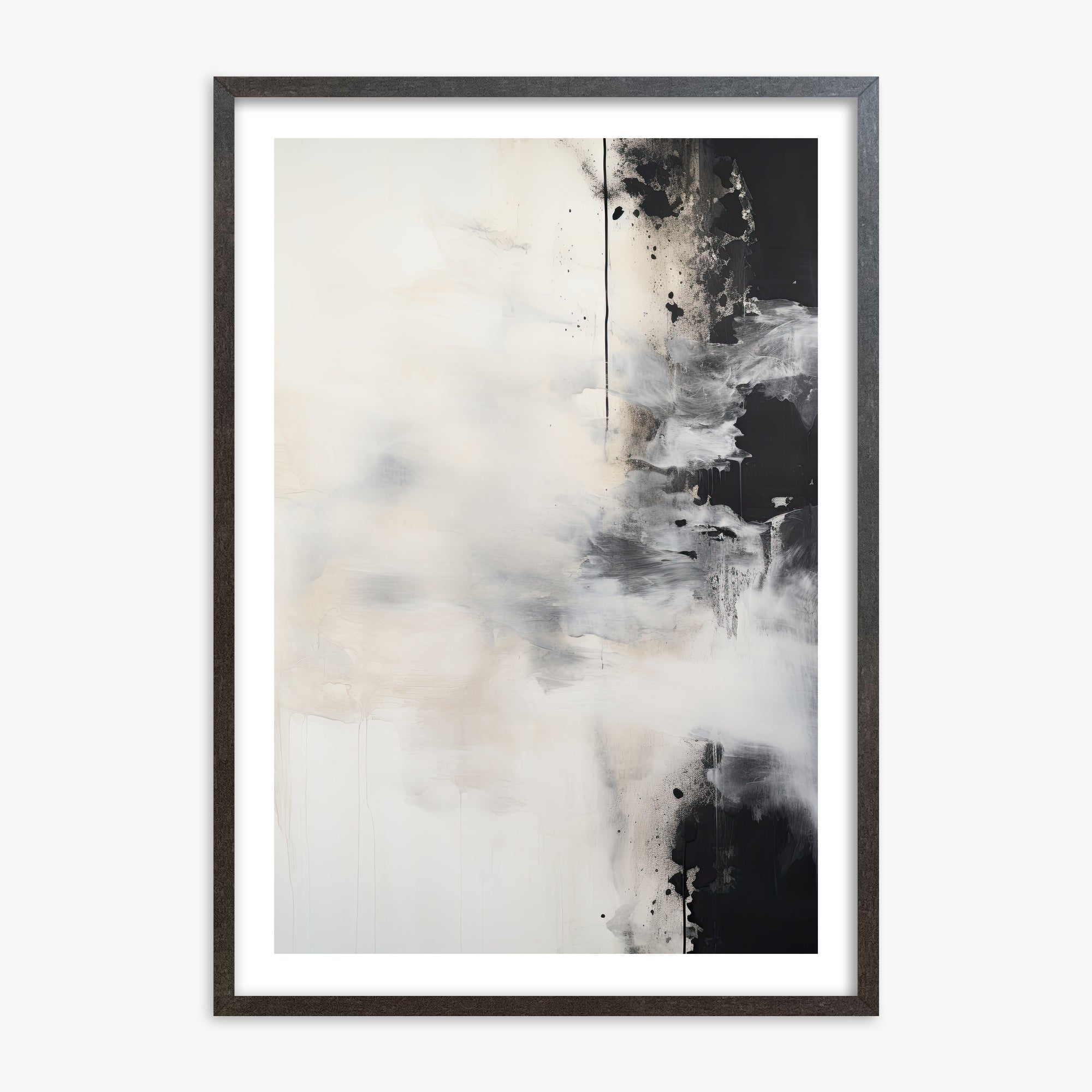 Phantom Cloud, 70x100cm Framed Art Reproduction With Espresso Frame