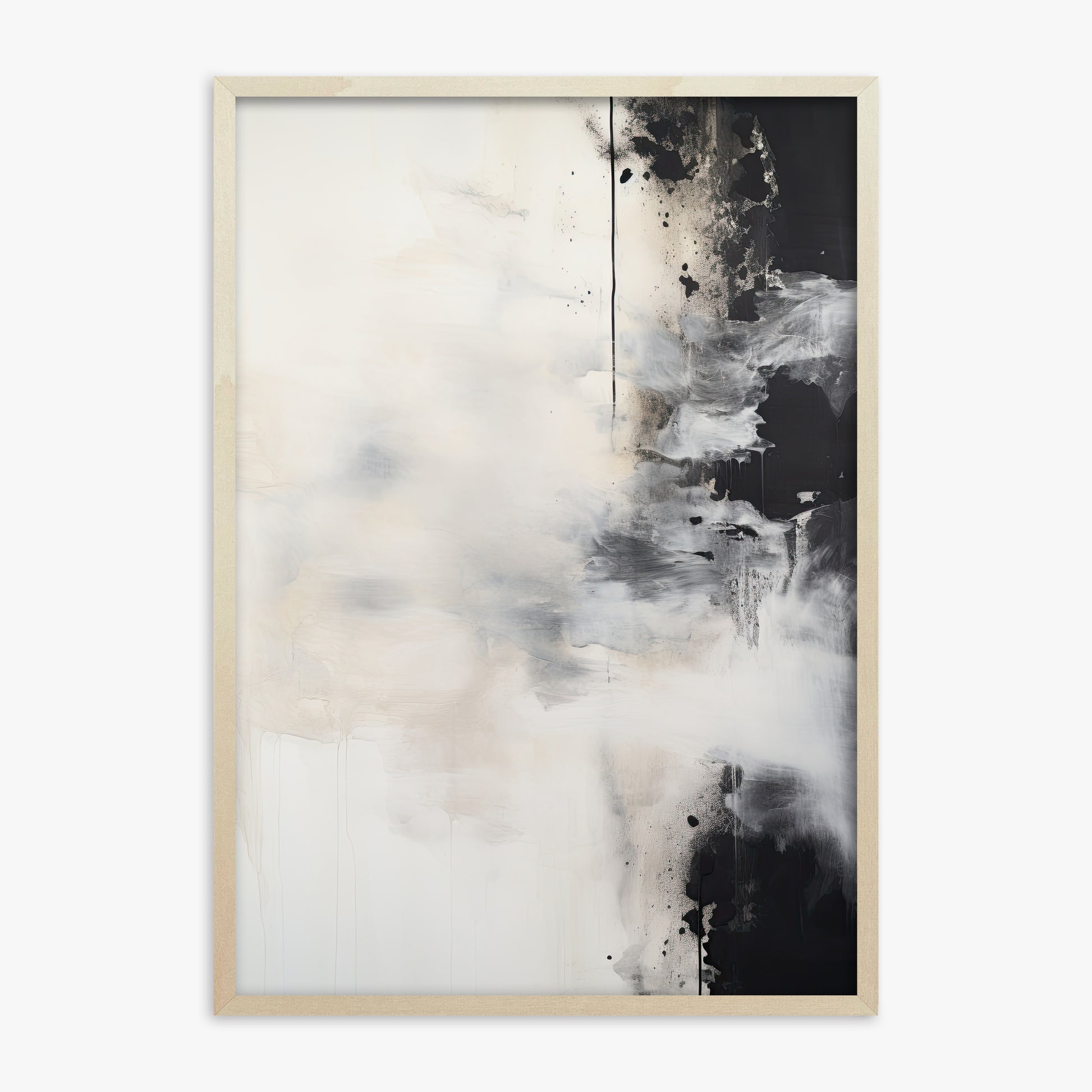 Phantom Cloud, 70x100cm Framed Art Reproduction With Lime Wood Frame