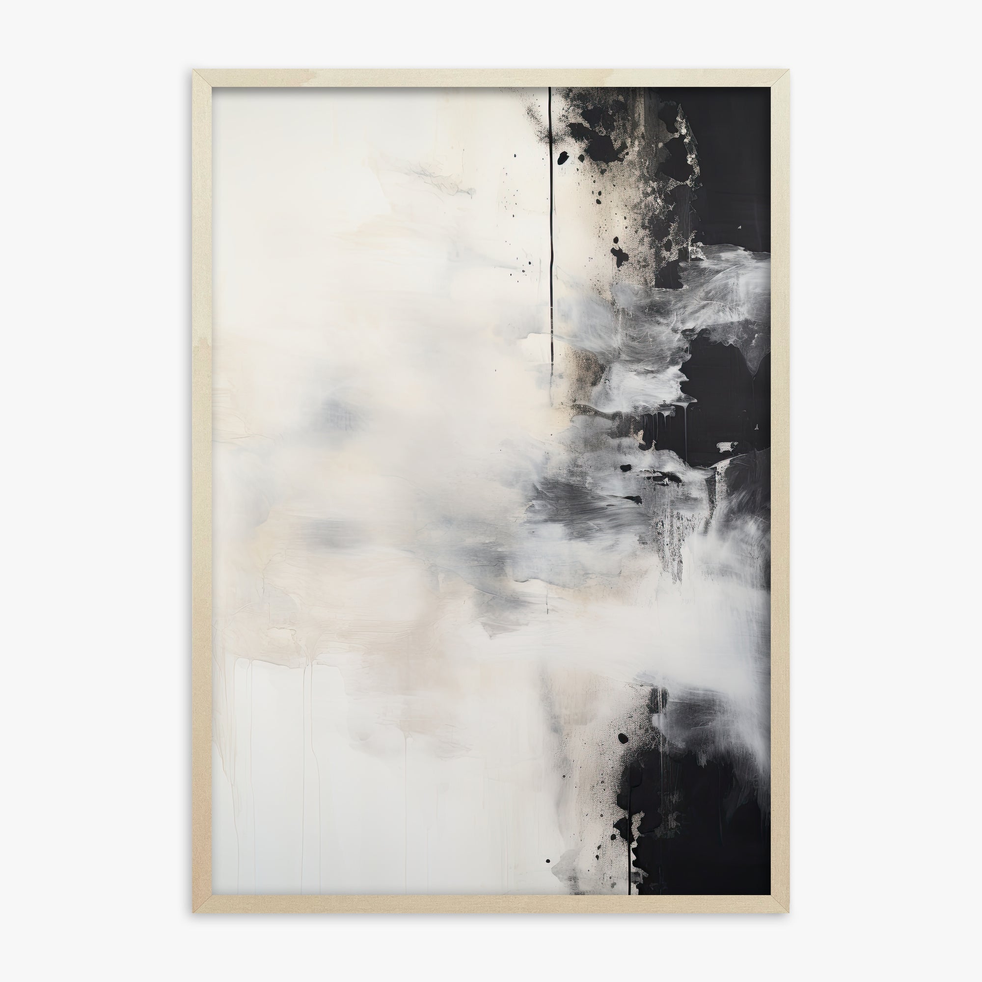 Phantom Cloud, 70x100cm Framed Art Reproduction With Lime Wood Frame