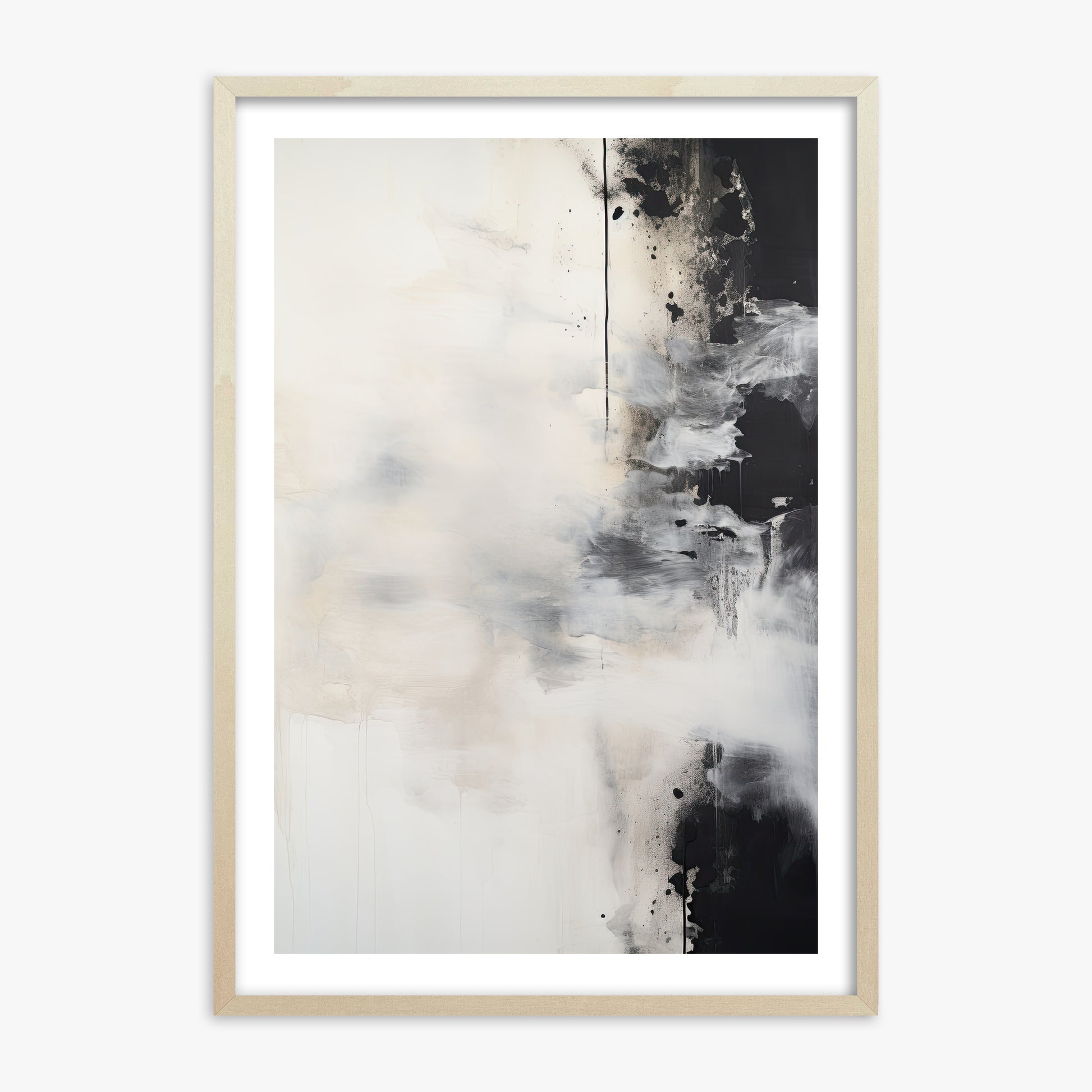 Phantom Cloud, 70x100cm Framed Art Reproduction With Lime Wood Frame