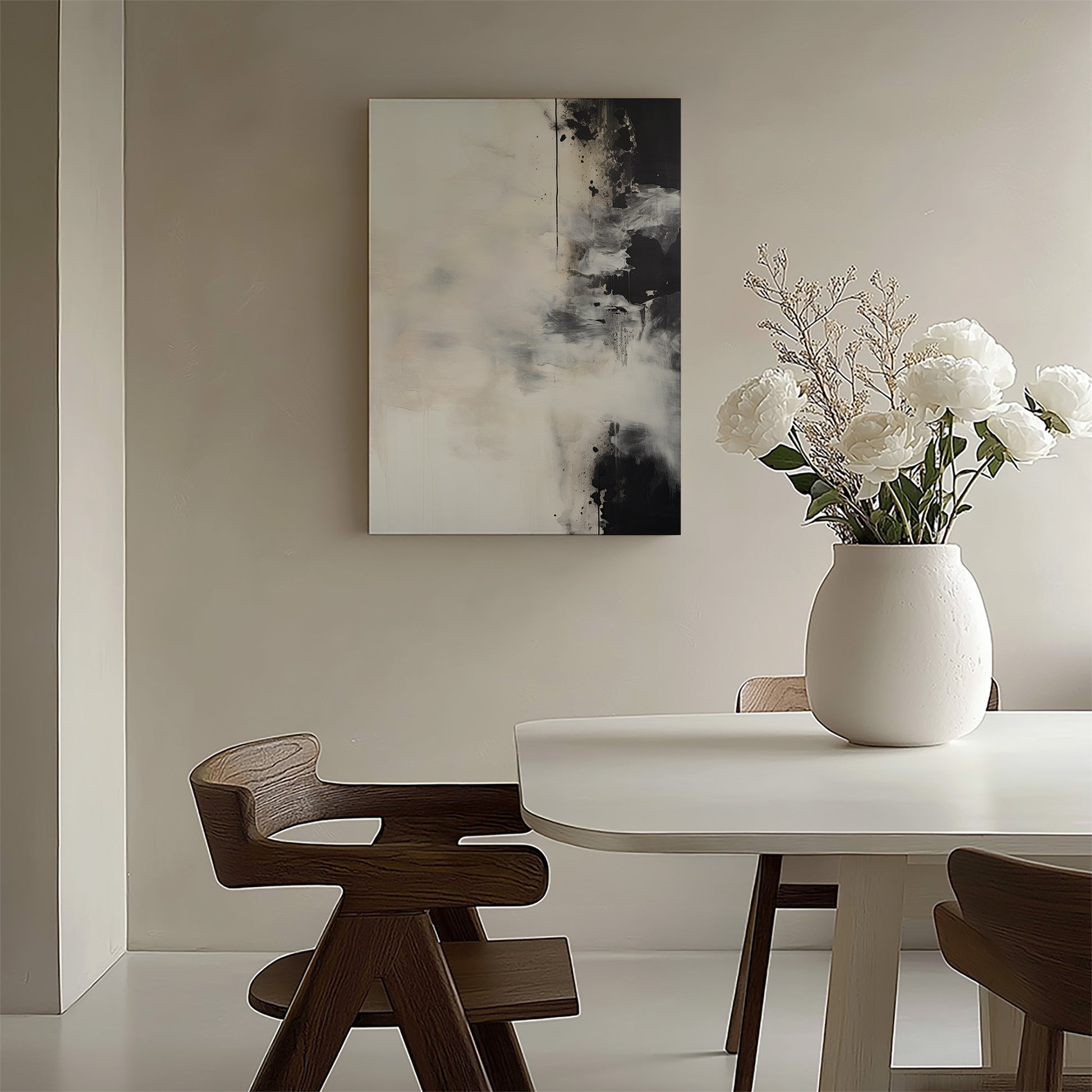 Design Concept No. 58 for Phantom Cloud Japanese Satin Canvas Wall Art