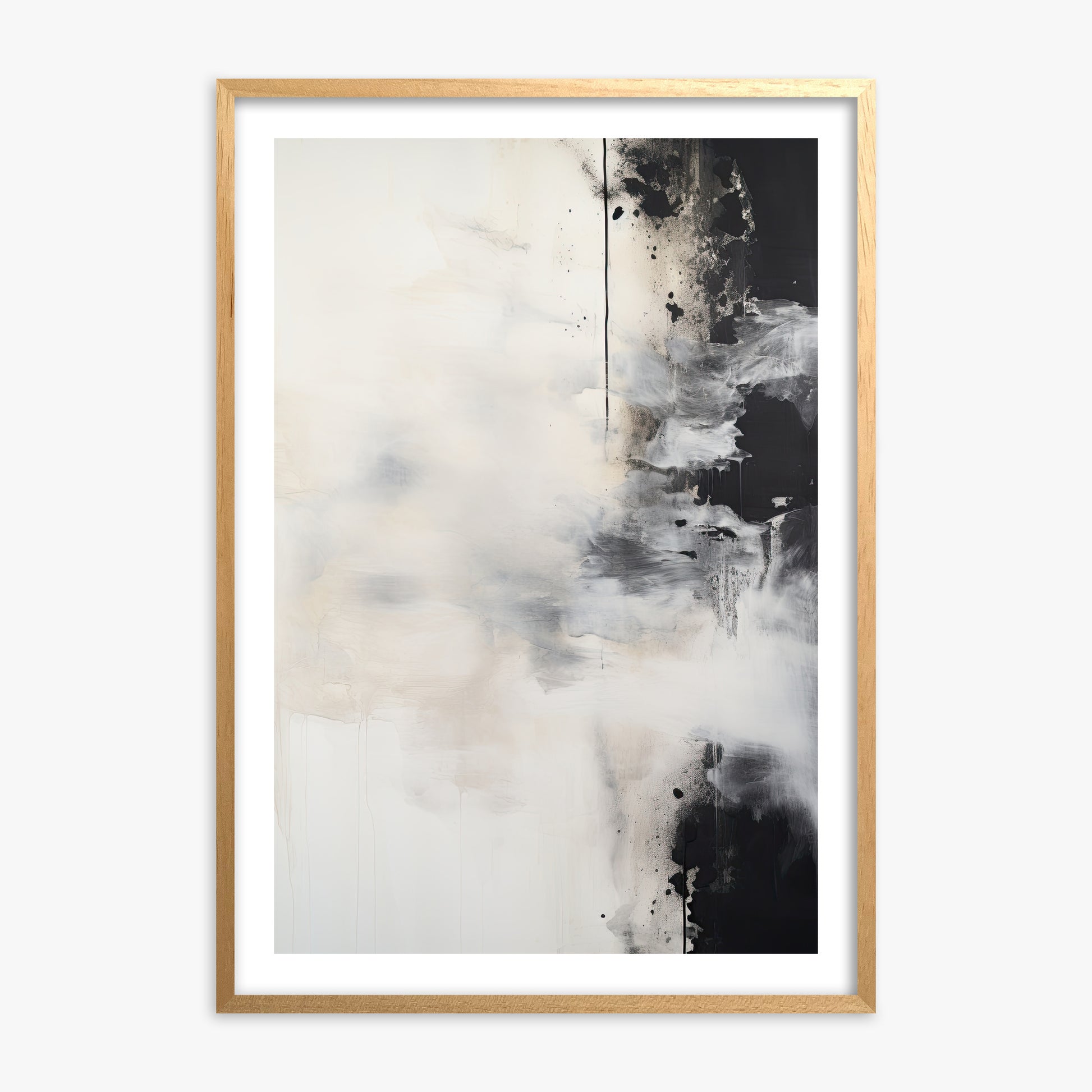 Phantom Cloud, 70x100cm Oak Framed Art Reproduction