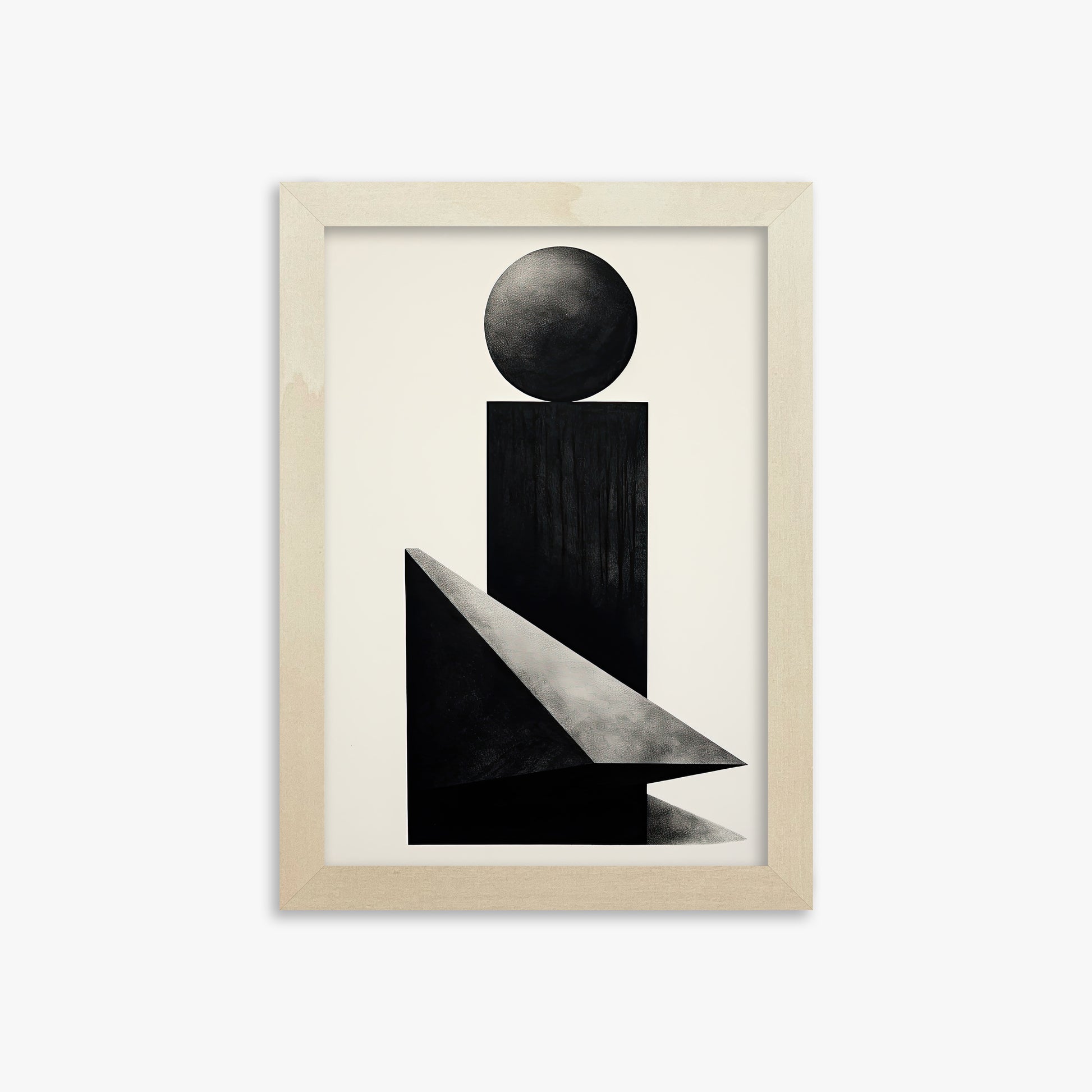 Obsidian Spire, 21x30cm Framed Art Reproduction With Lime Wood Frame