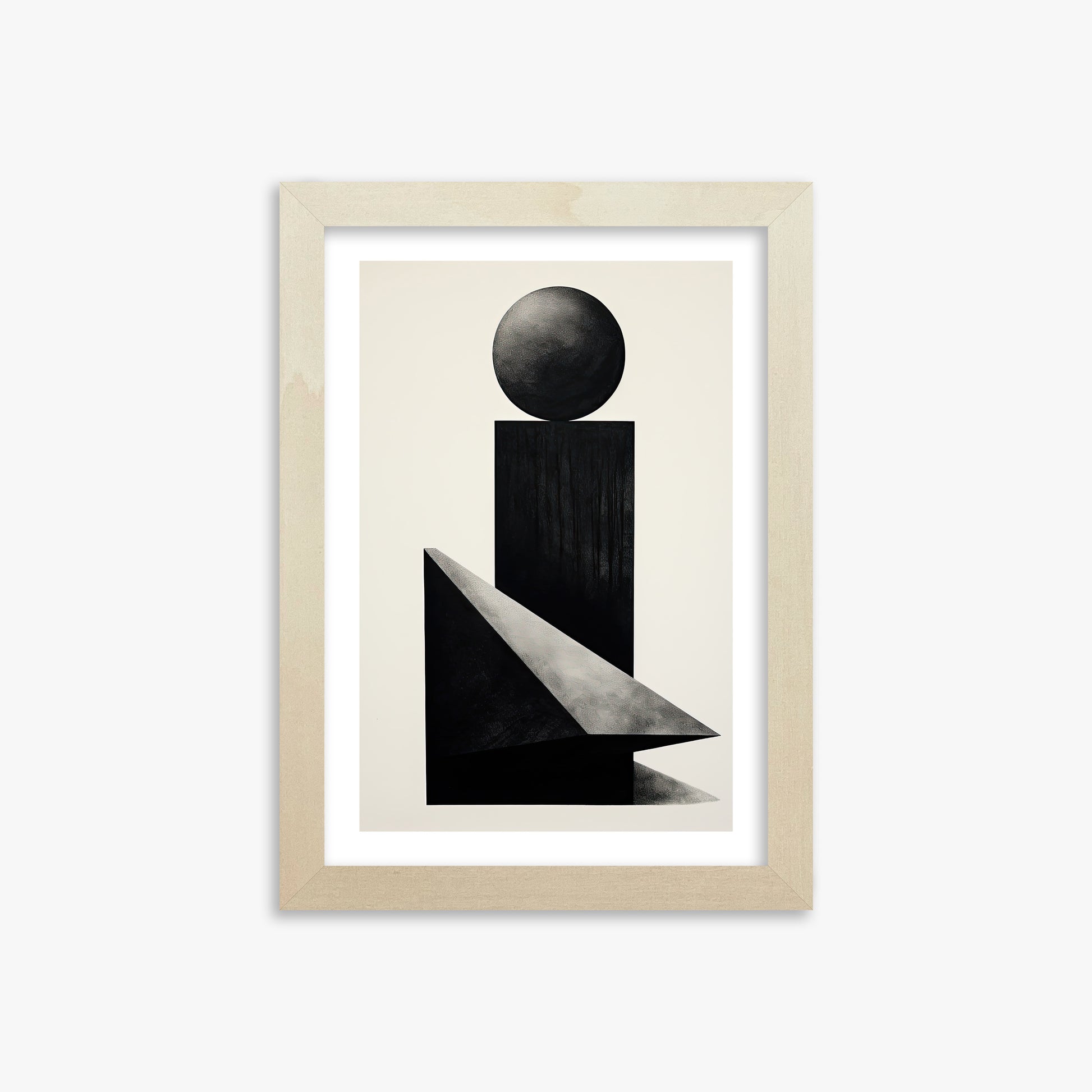 Obsidian Spire, 21x30cm Framed Art Reproduction With Lime Wood Frame