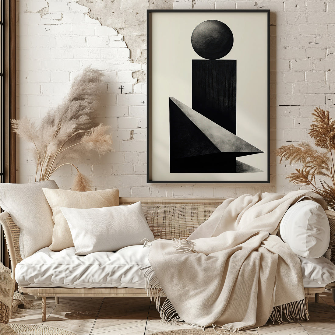 Obsidian Spire, 50x70cm Framed Poster With Black Frame