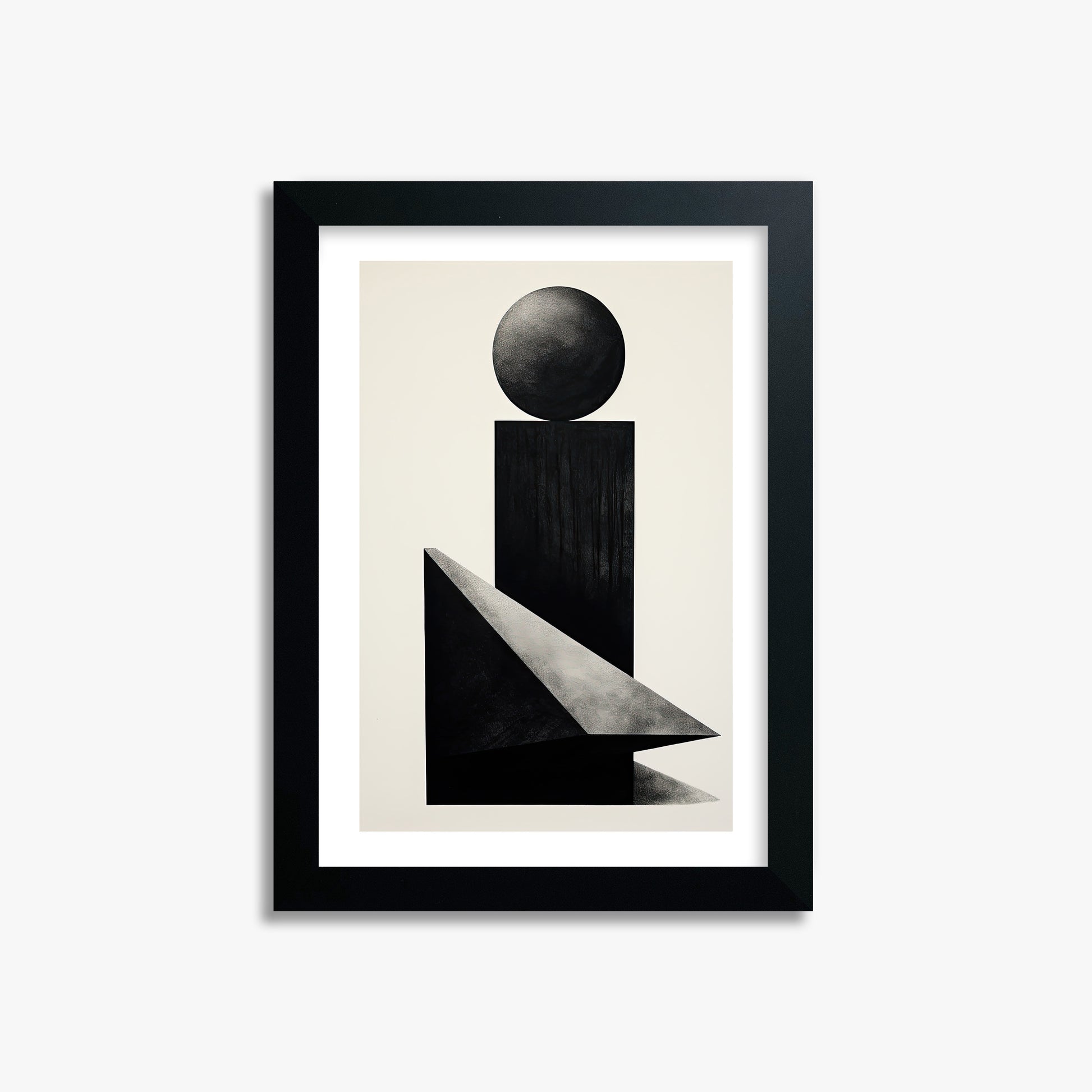 Obsidian Spire, 21x30cm Black Framed Art Reproduction