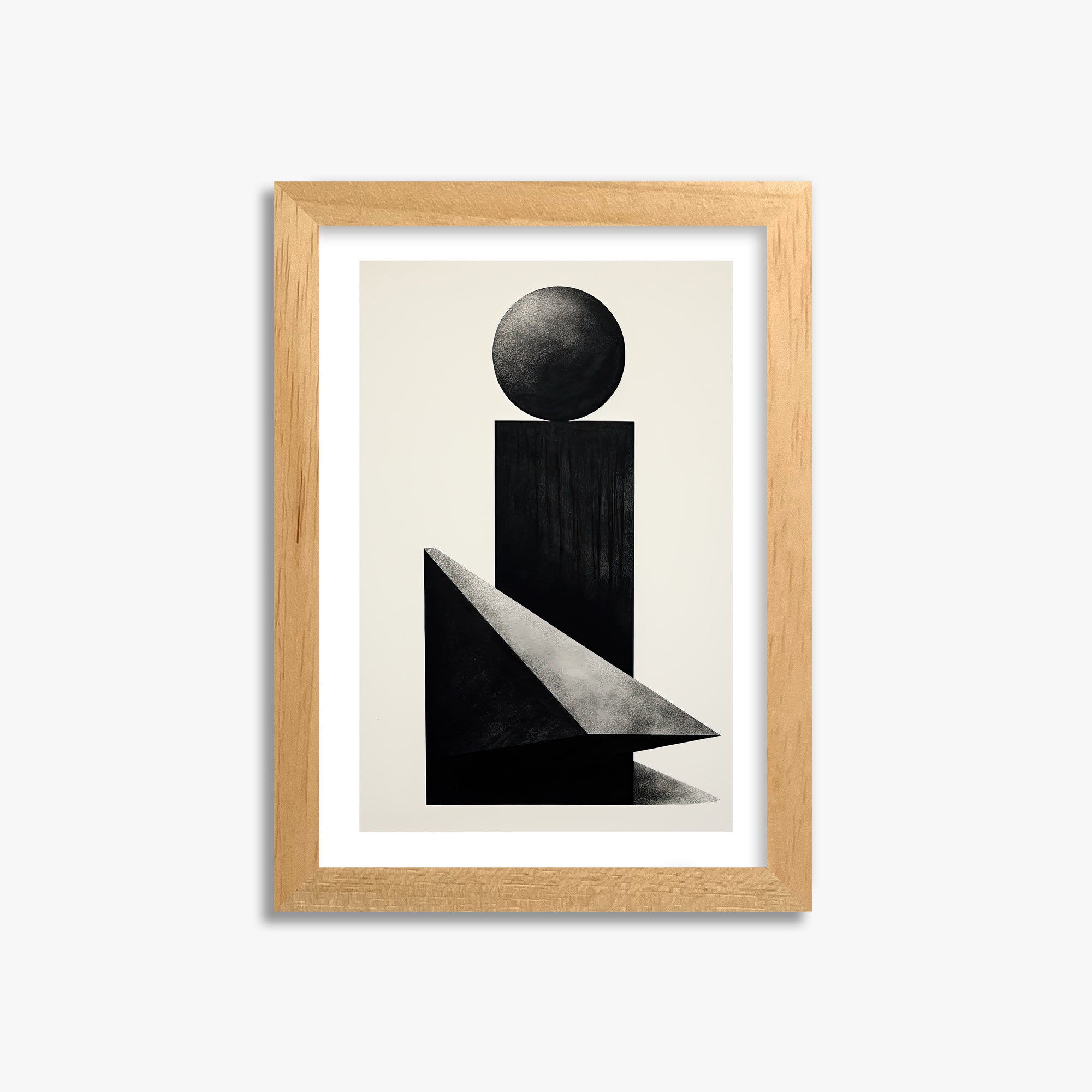 Obsidian Spire, 21x30cm Oak Framed Art Reproduction