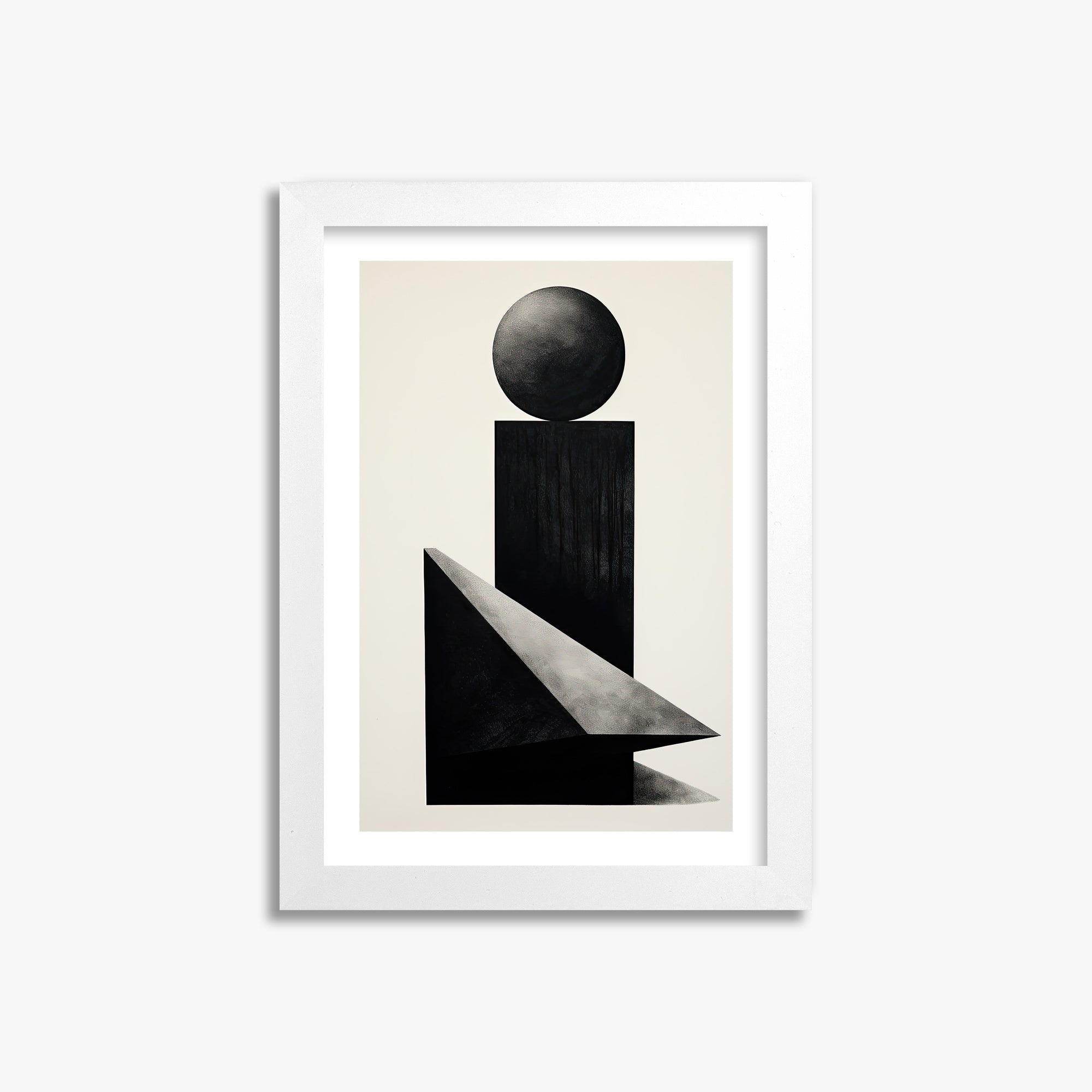 Obsidian Spire, 21x30cm Whitek Framed Art Reproduction
