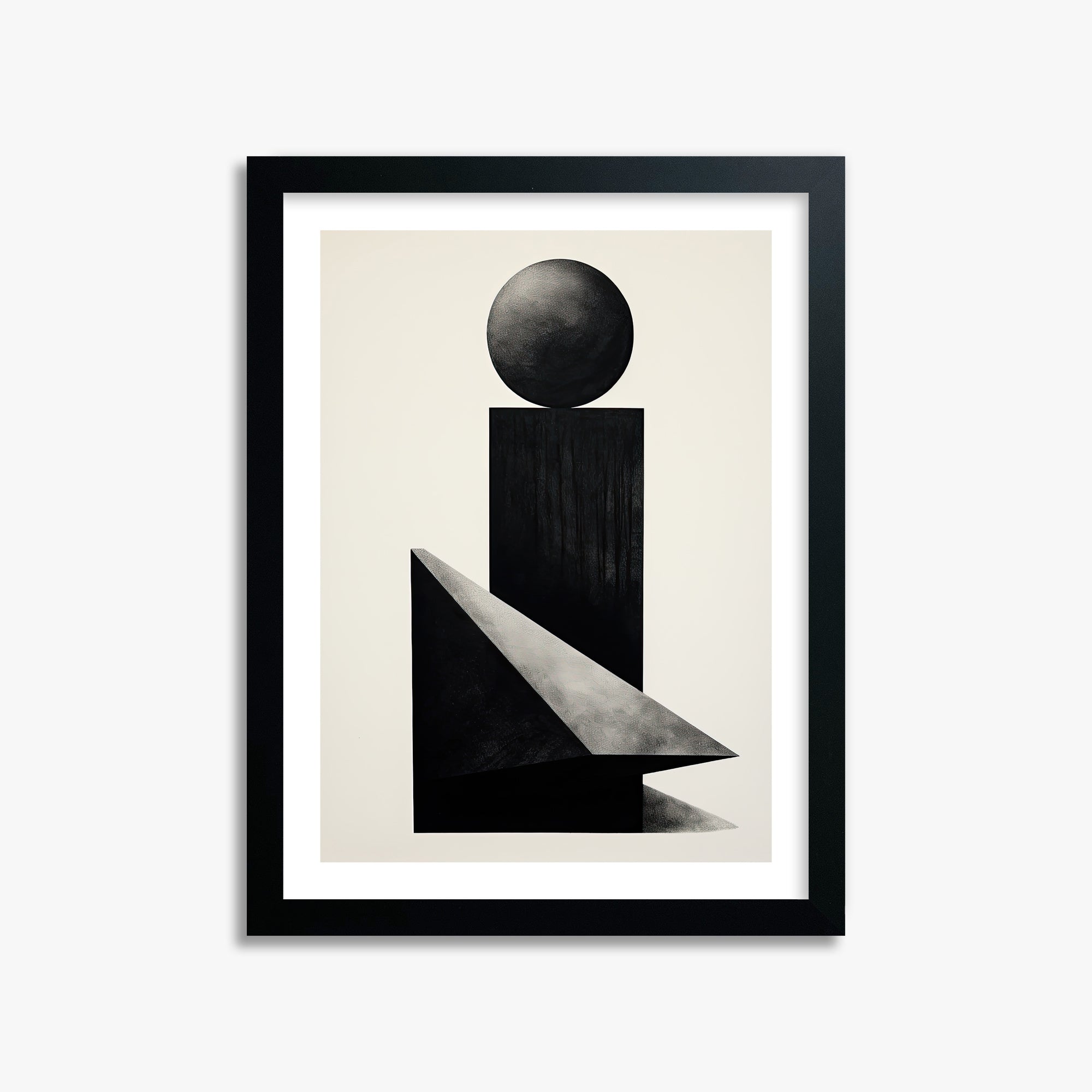 Obsidian Spire, 30x40cm Black Framed Art Reproduction
