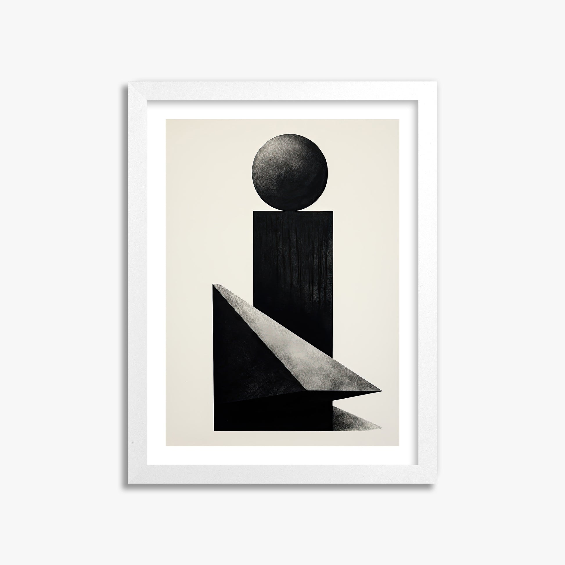 Obsidian Spire, 30x40cm Whitek Framed Art Reproduction