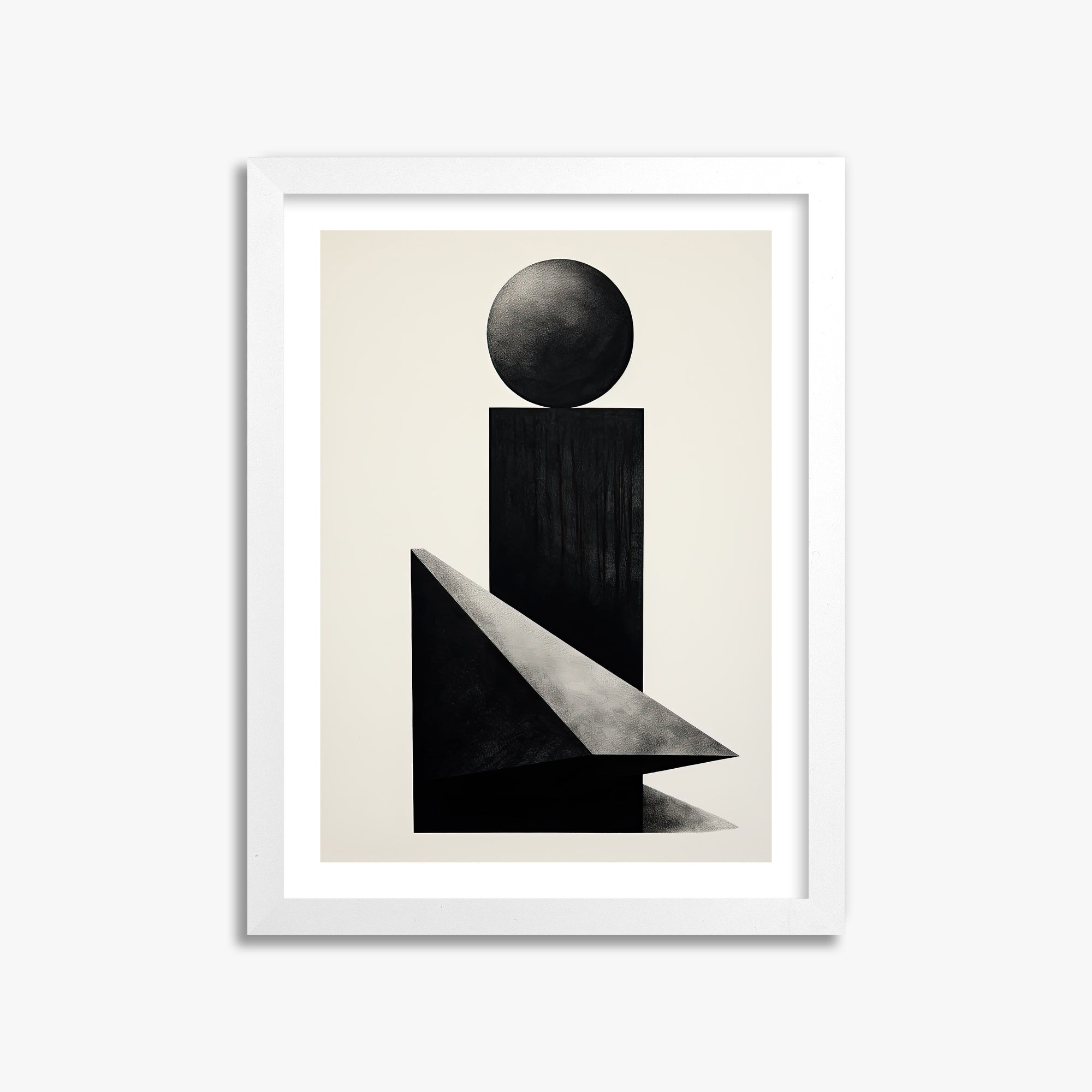 Obsidian Spire, 30x40cm Whitek Framed Art Reproduction