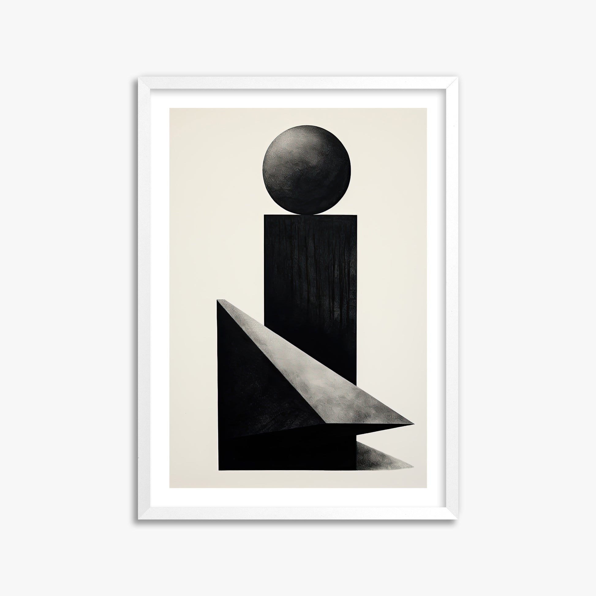 Obsidian Spire, 50x70cm Whitek Framed Art Reproduction