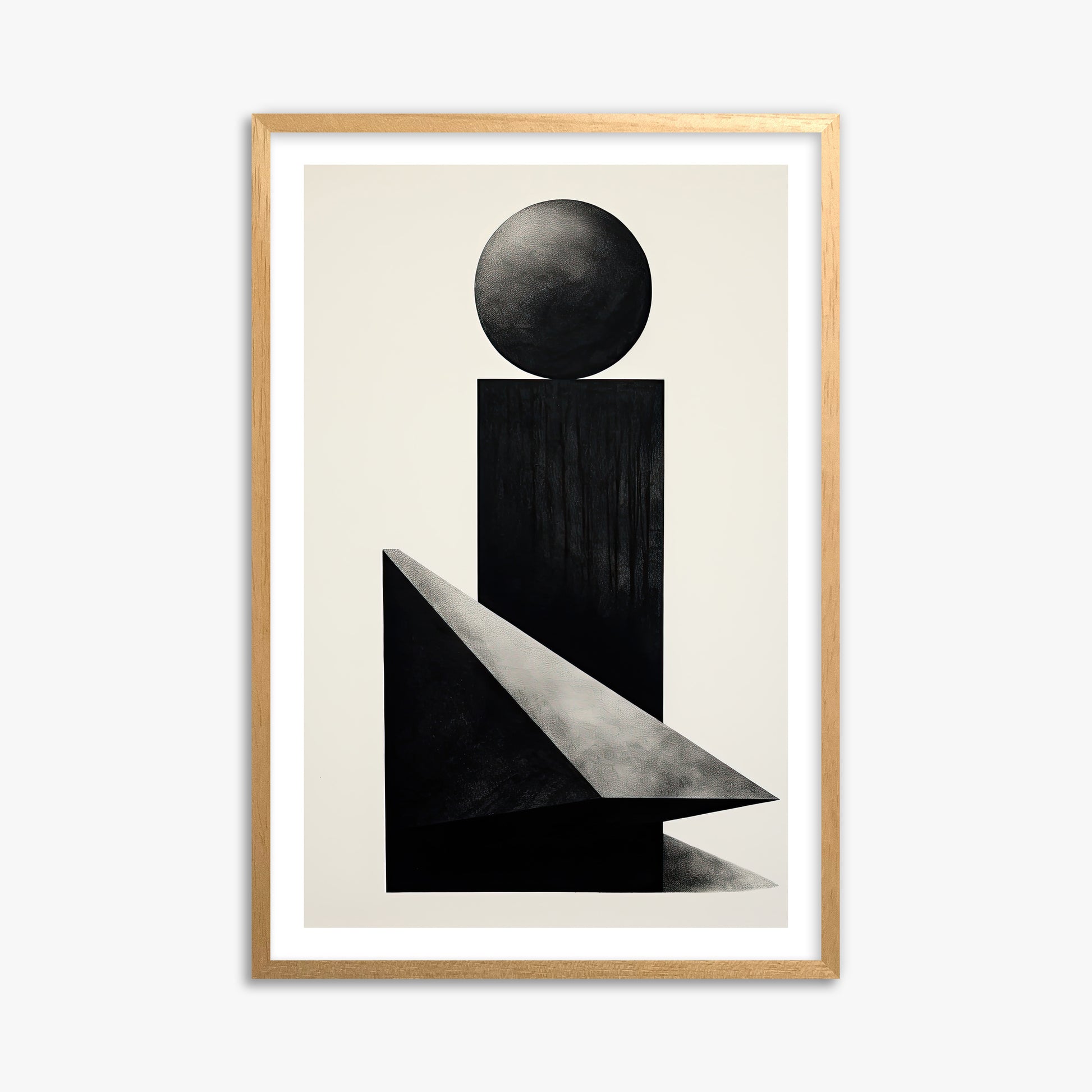 Obsidian Spire, 61x91cm Oak Framed Art Reproduction