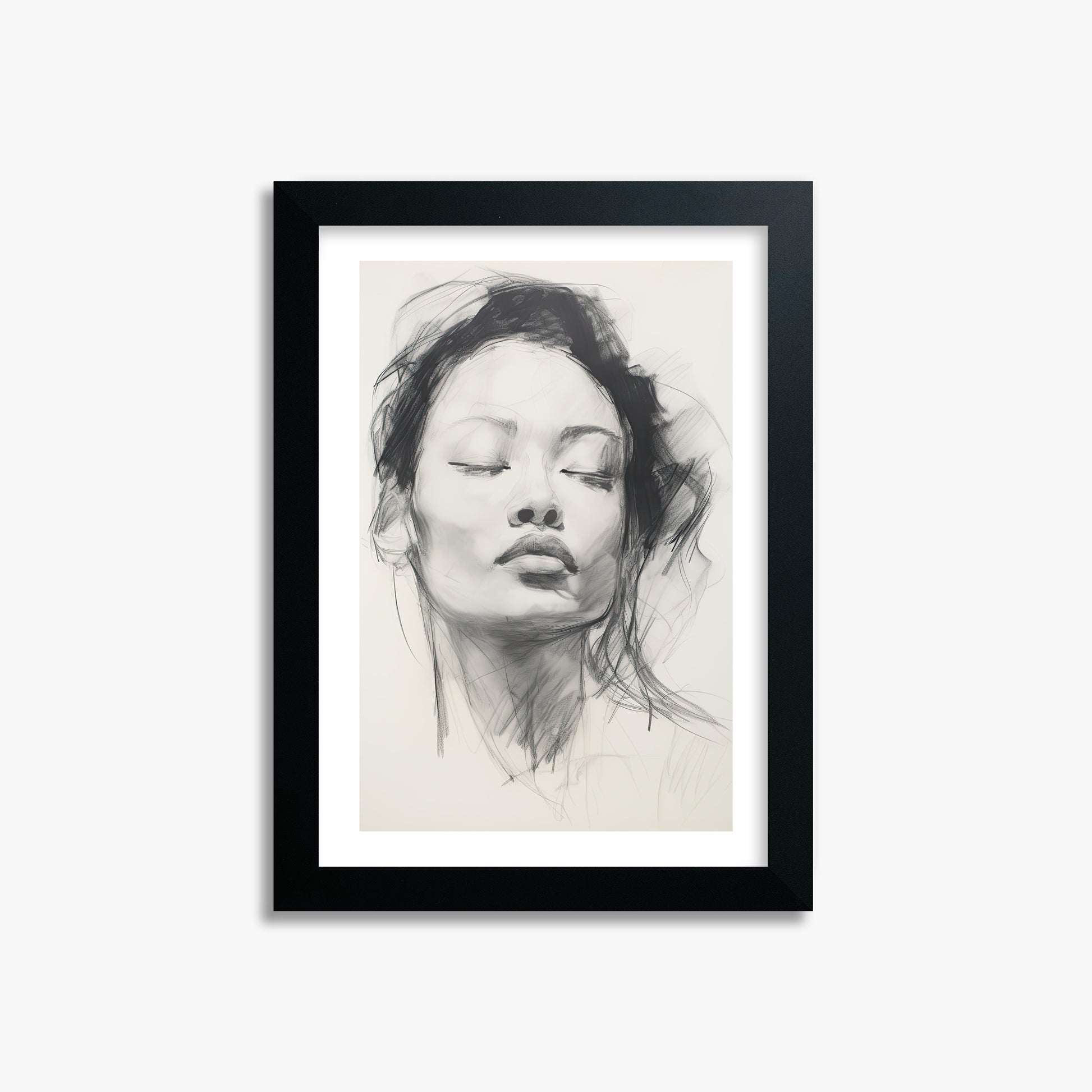 Tranquil Essence, 21x30cm Black Framed Art Reproduction