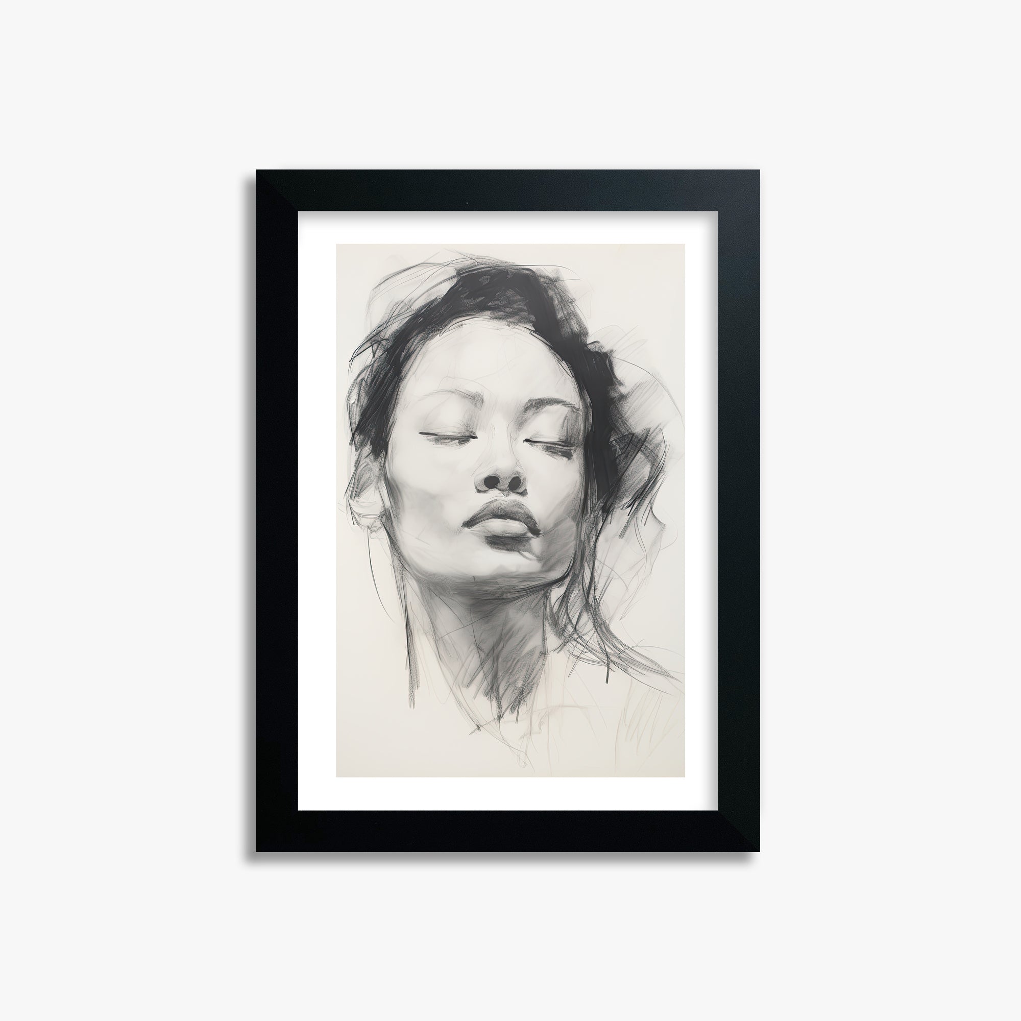 Tranquil Essence, 21x30cm Black Framed Art Reproduction