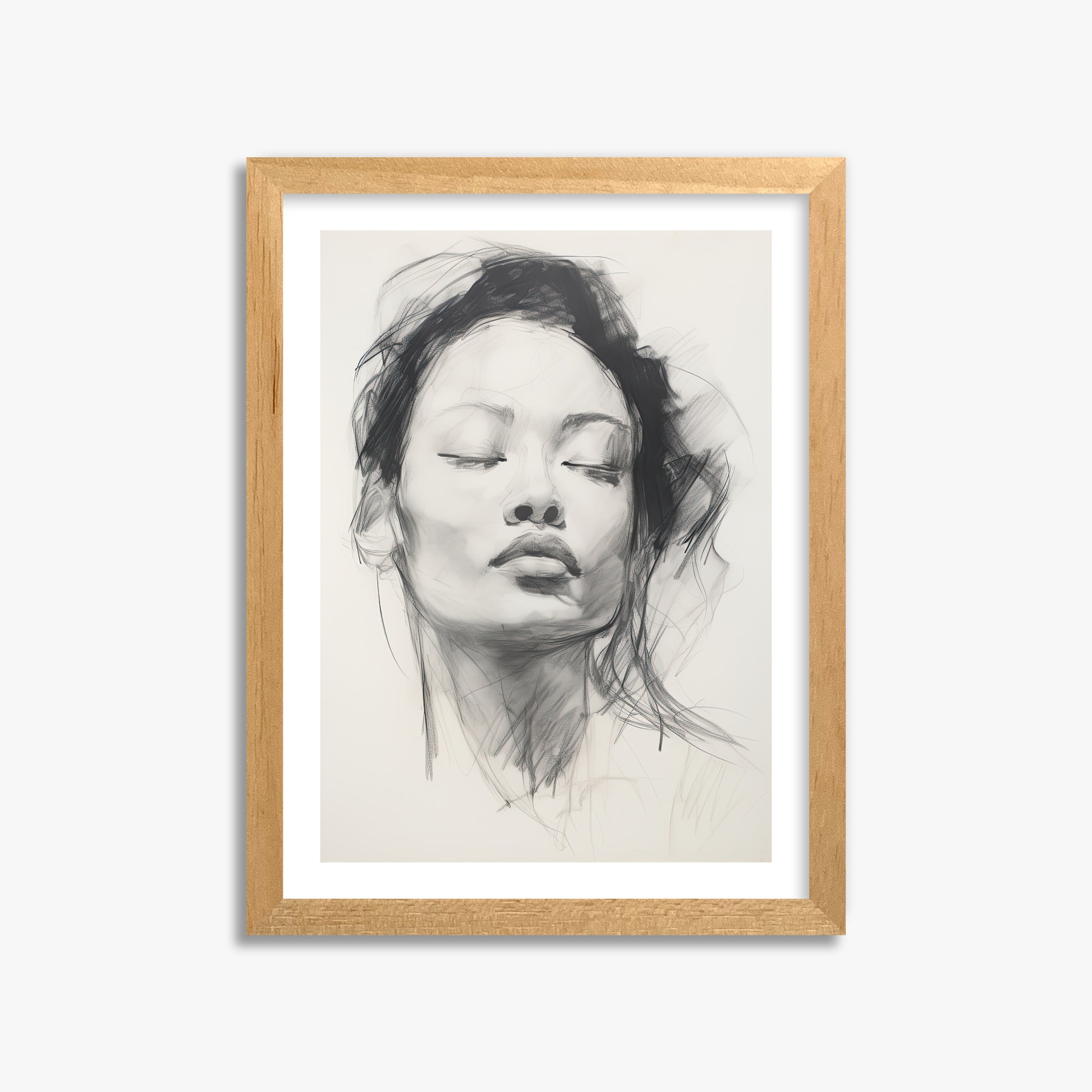 Tranquil Essence, 30x40cm Oak Framed Art Reproduction