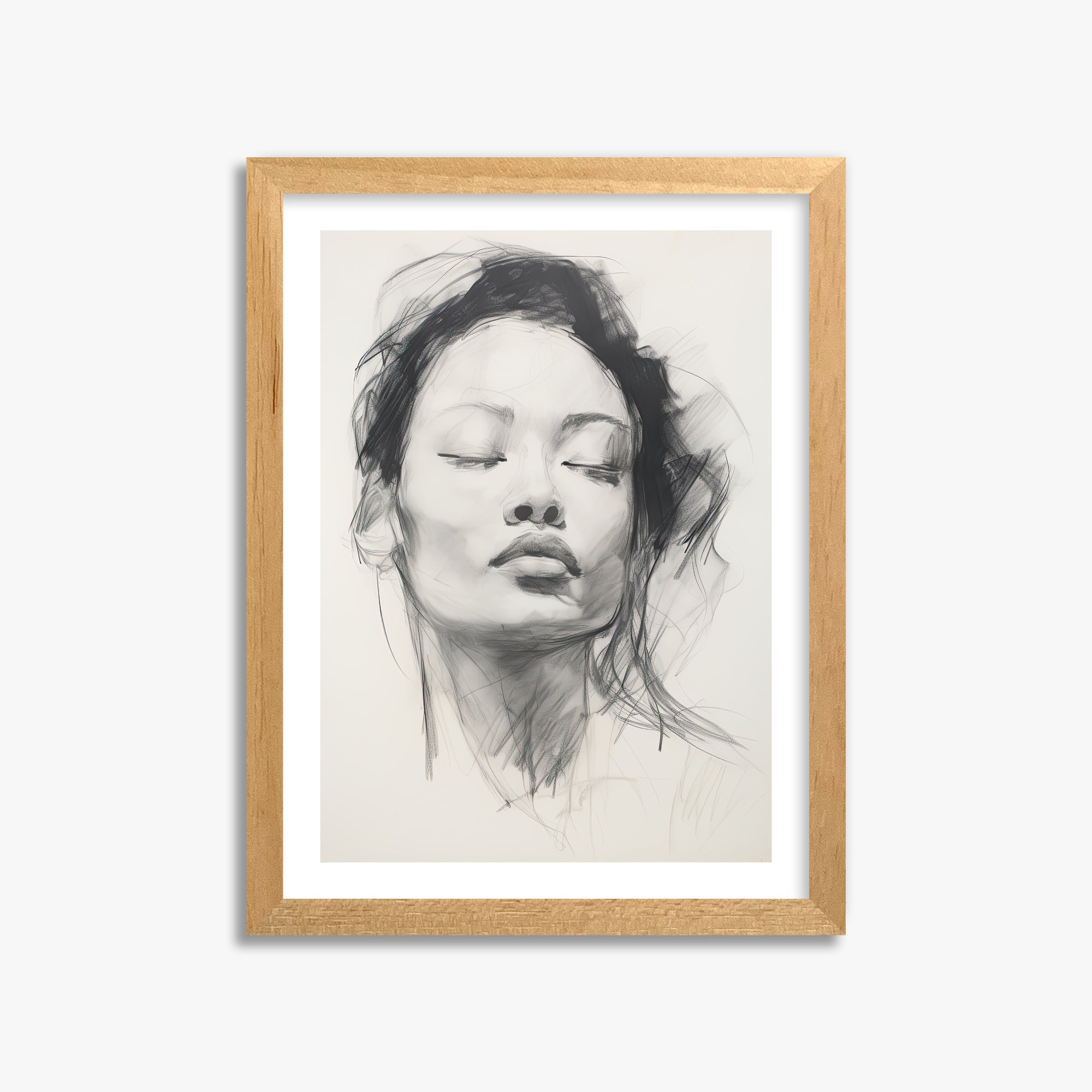 Tranquil Essence, 30x40cm Oak Framed Art Reproduction