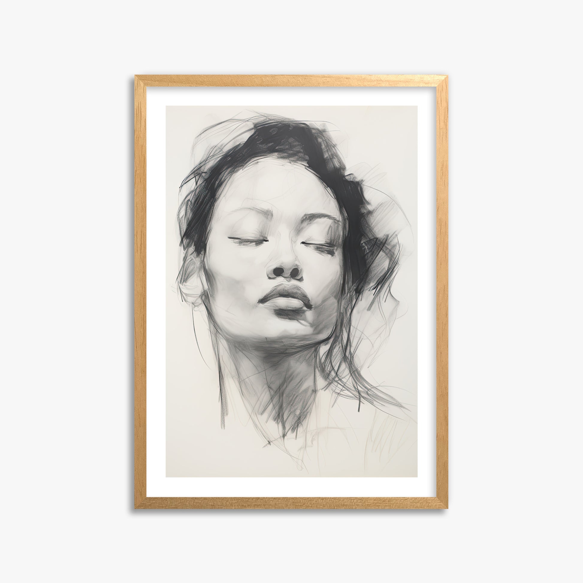 Tranquil Essence, 50x70cm Oak Framed Art Reproduction