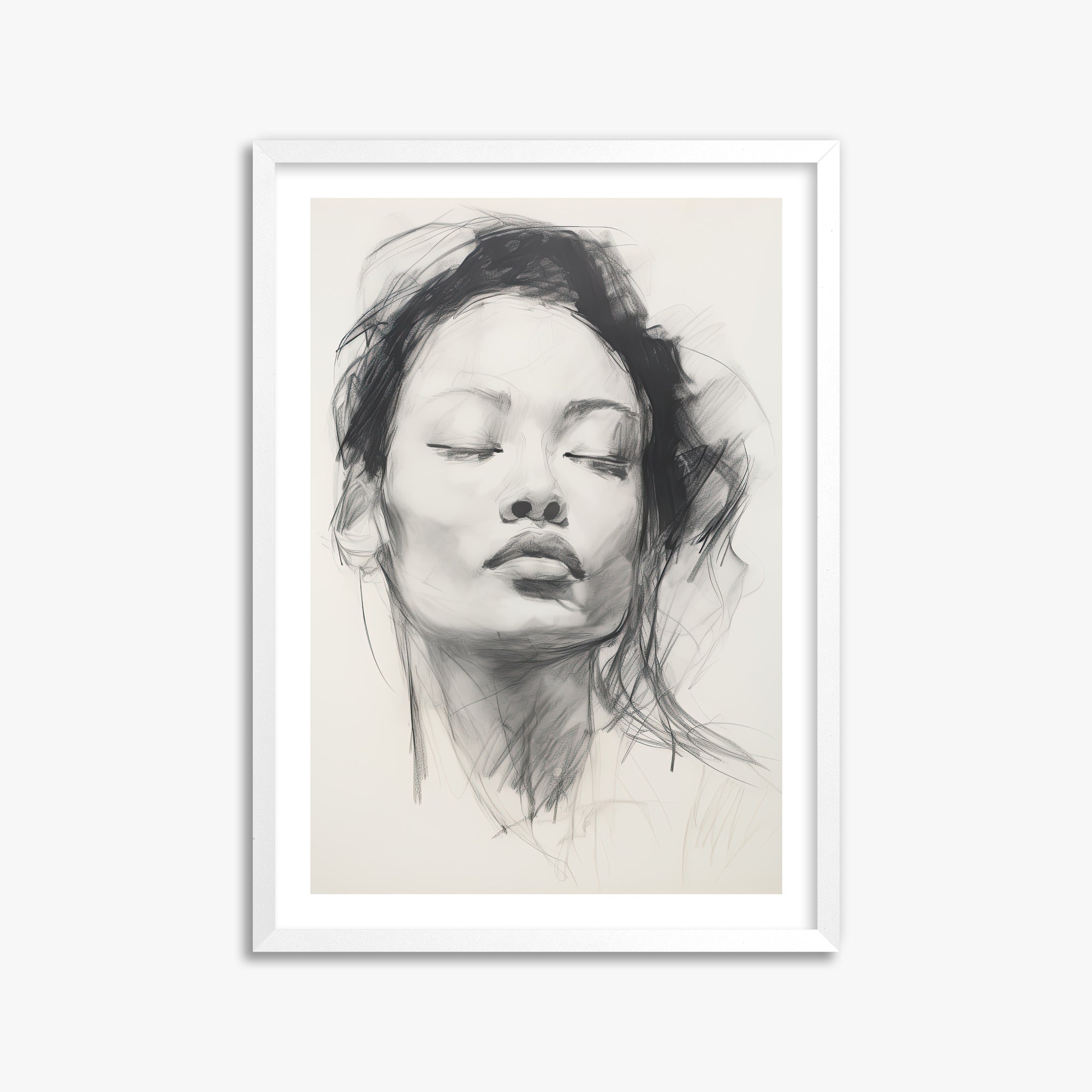 Tranquil Essence, 50x70cm Whitek Framed Art Reproduction
