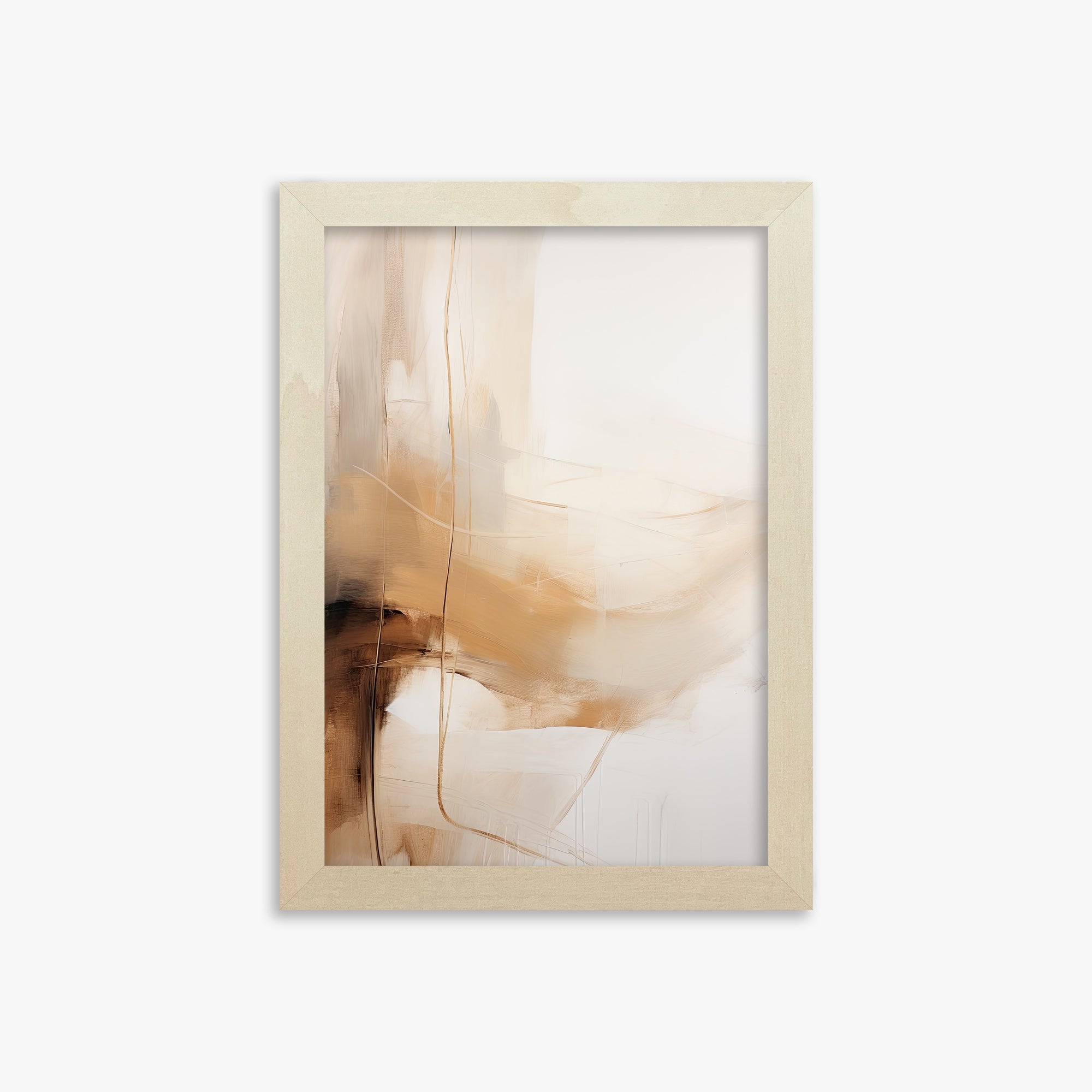 Whispered Sands, 21x30cm Framed Art Reproduction With Lime Wood Frame