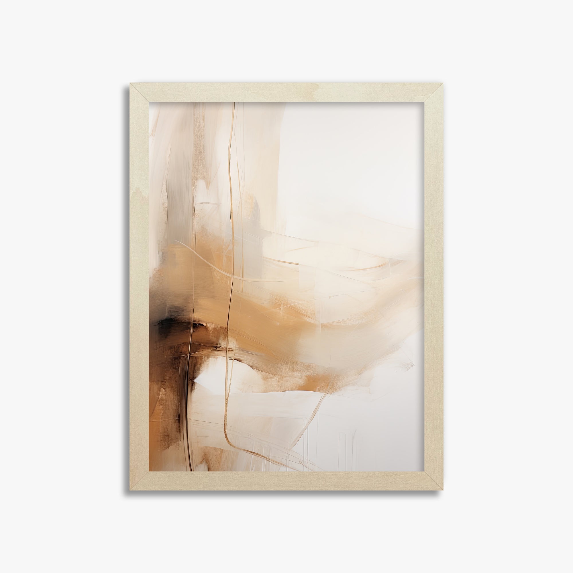 Whispered Sands, 30x40cm Framed Art Reproduction With Lime Wood Frame