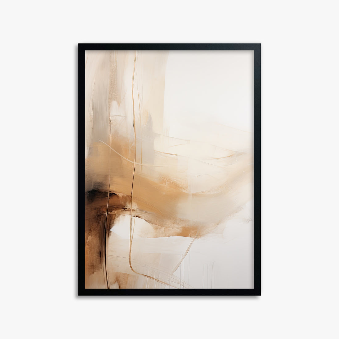 Whispered Sands, 50x70cm Framed Poster With Black Frame