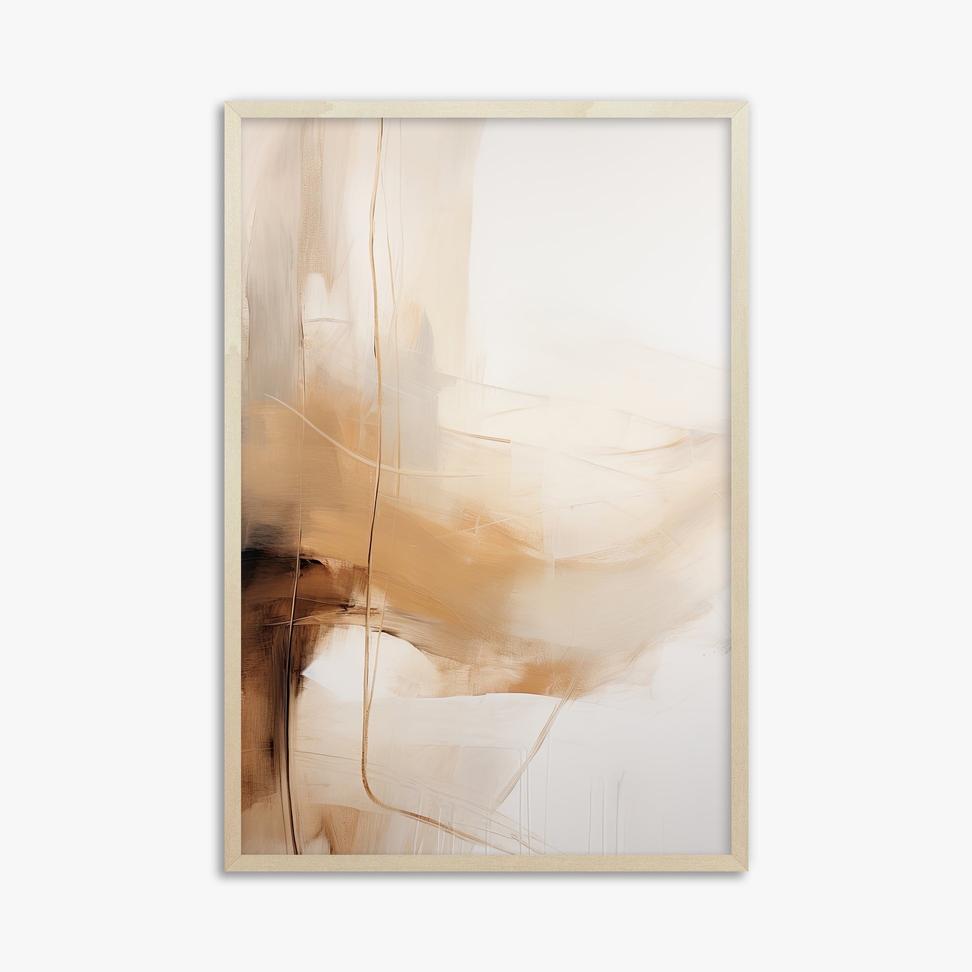 Whispered Sands, 61x91cm Framed Art Reproduction With Lime Wood Frame
