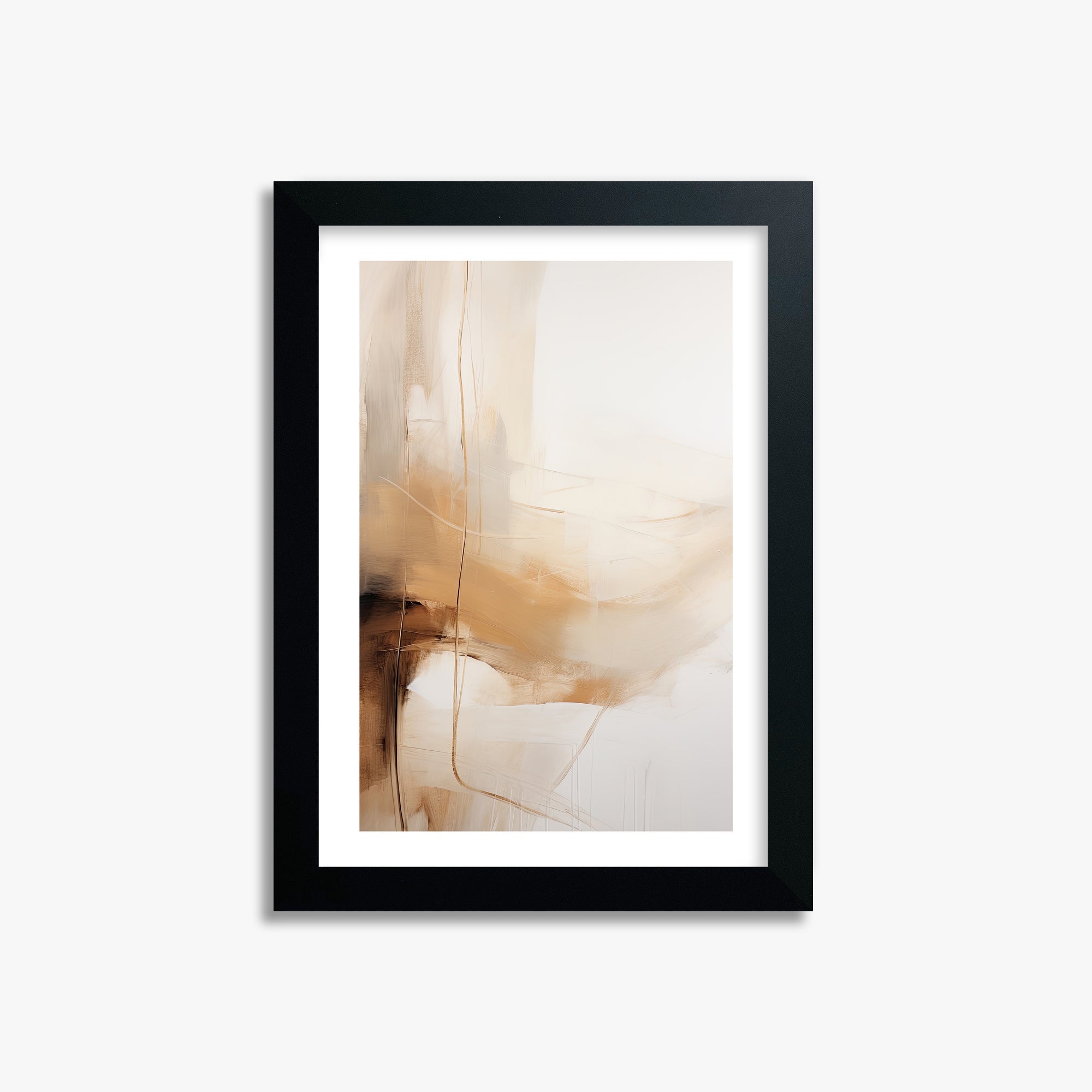 Whispered Sands, 21x30cm Black Framed Art Reproduction