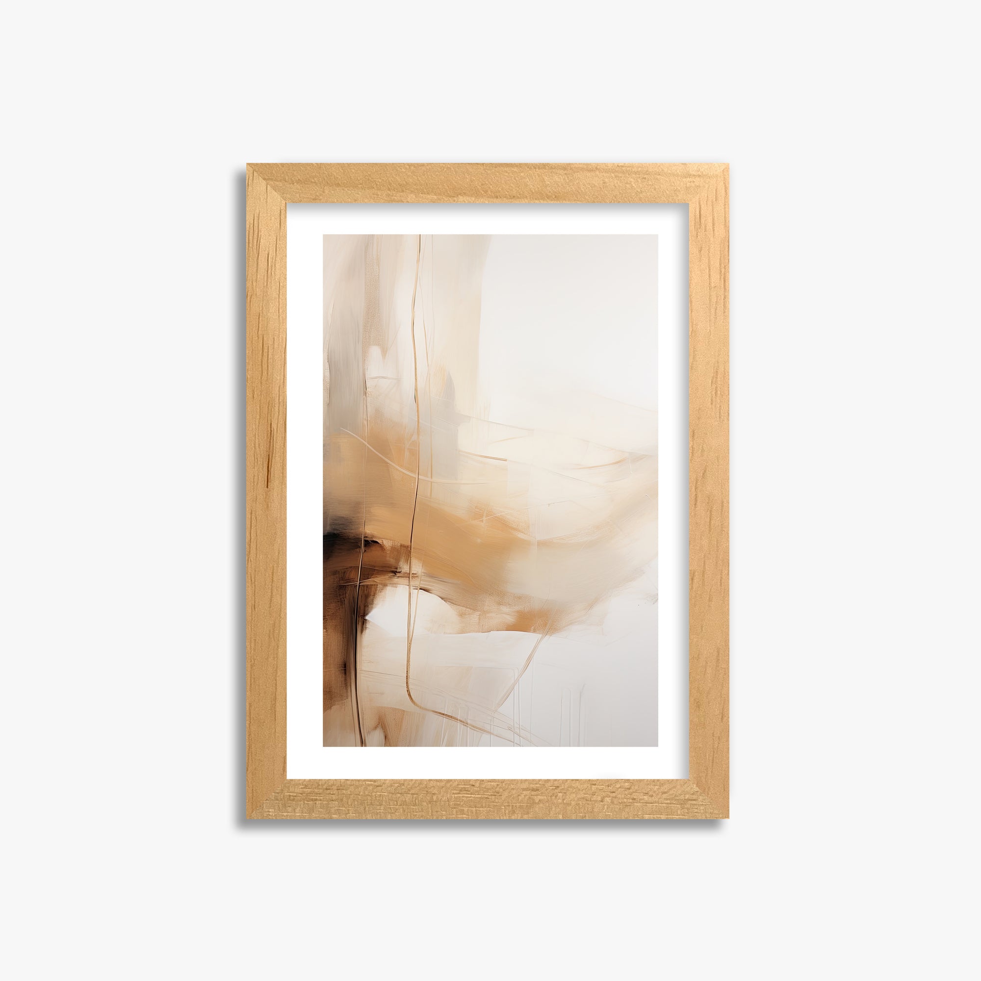 Whispered Sands, 21x30cm Oak Framed Art Reproduction