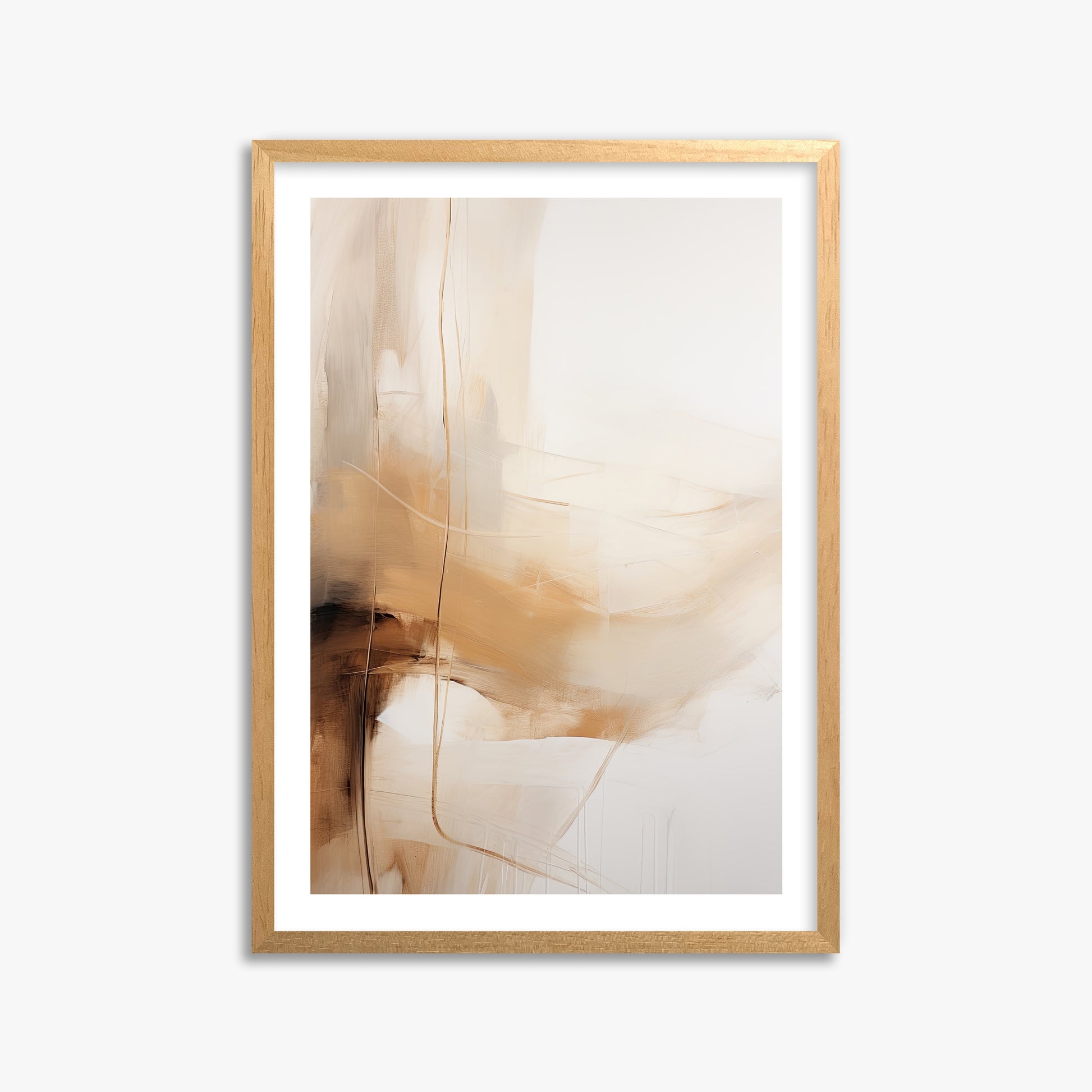 Whispered Sands, 50x70cm Oak Framed Art Reproduction