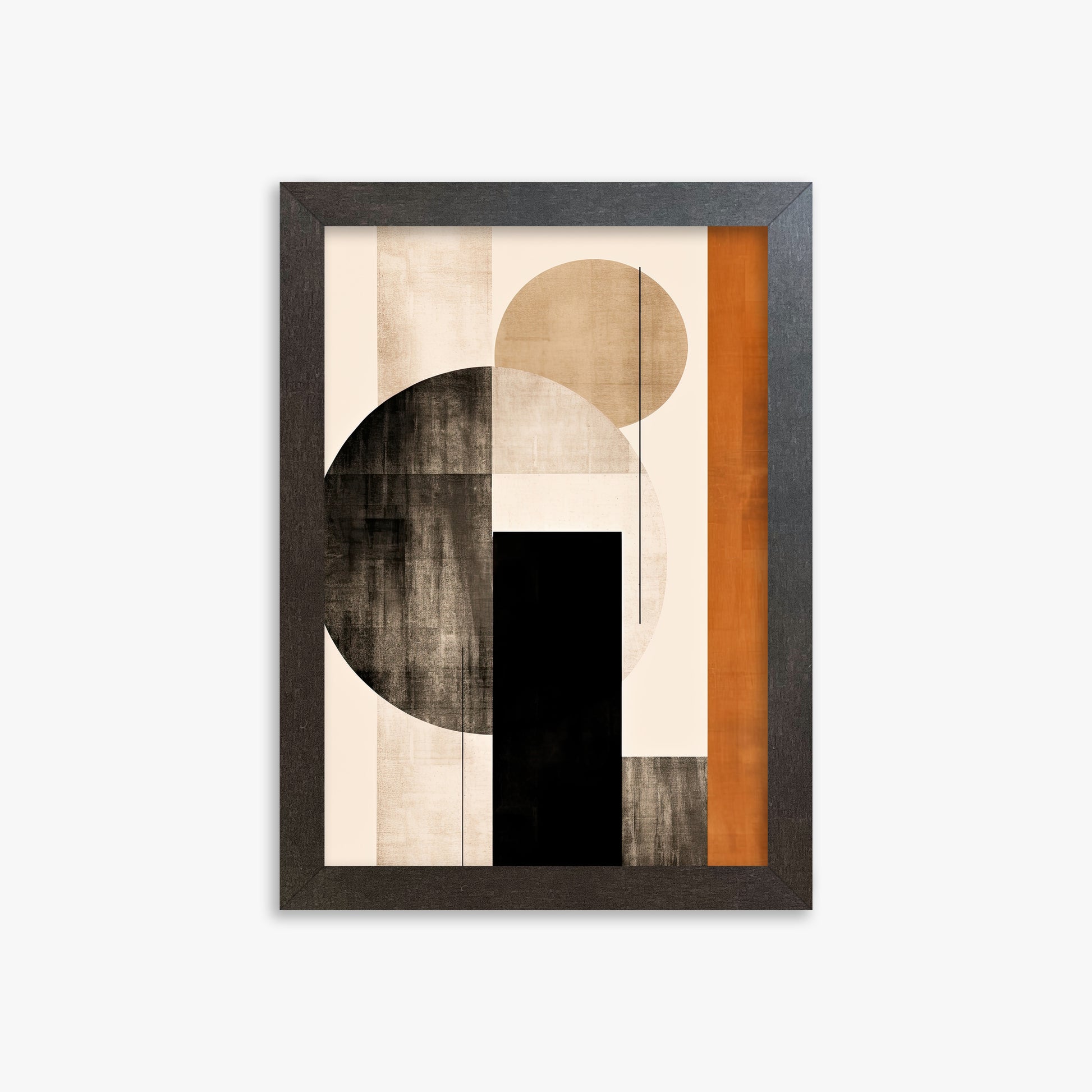 Earth & Sky, 21x30cm Framed Art Reproduction With Espresso Frame