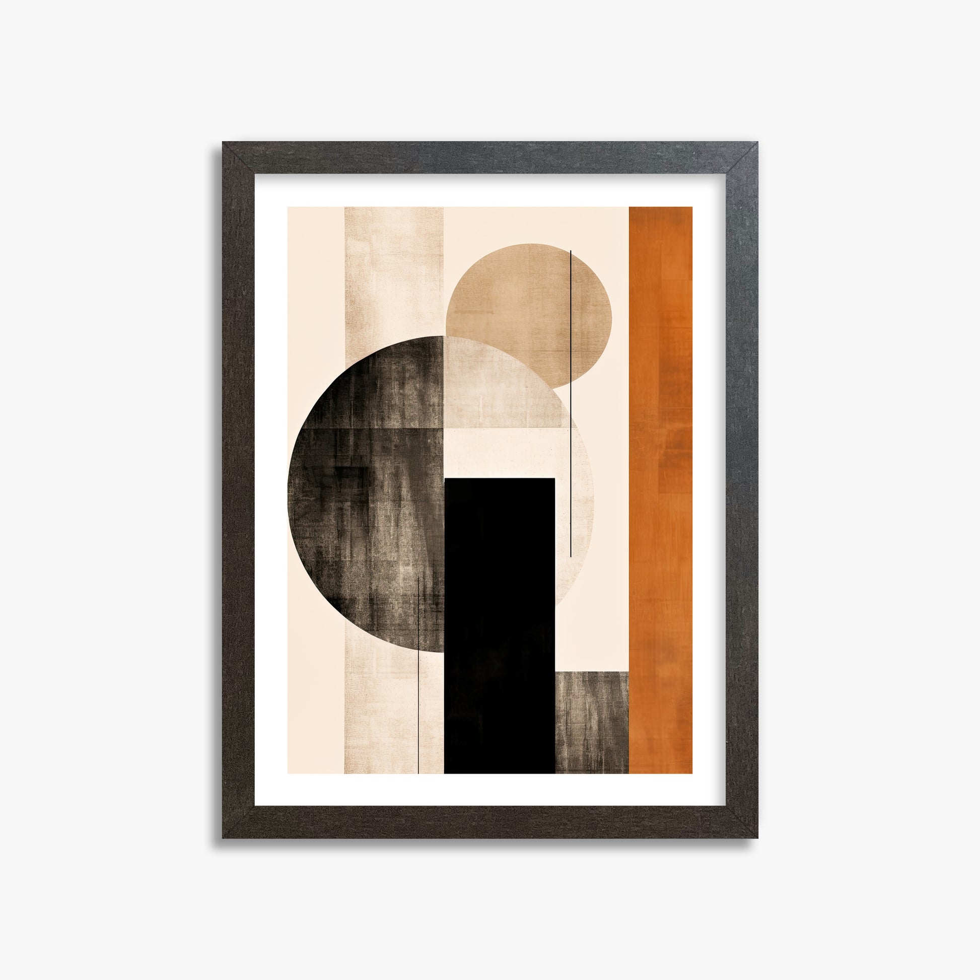 Earth & Sky, 30x40cm Framed Art Reproduction With Espresso Frame