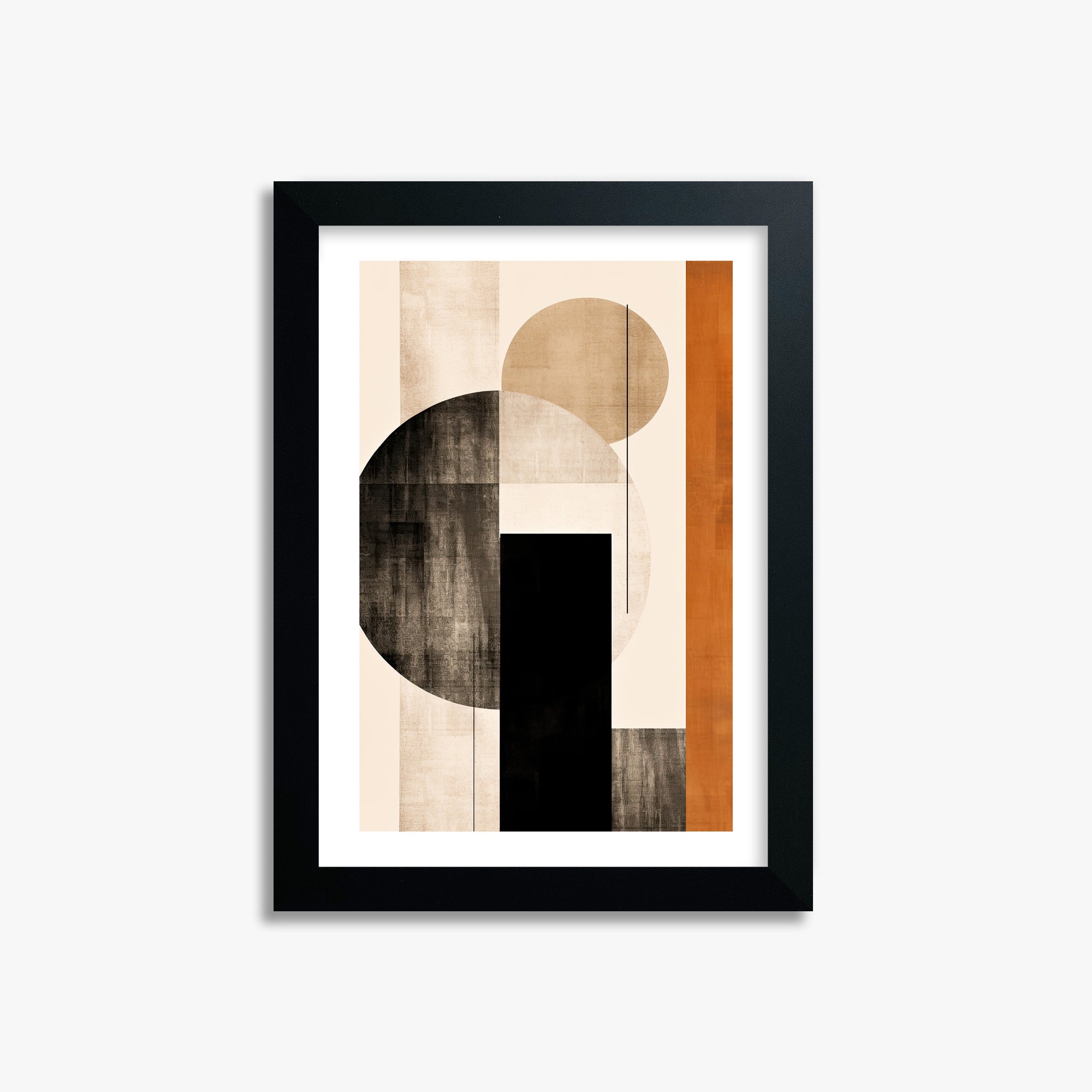 Earth & Sky, 21x30cm Black Framed Art Reproduction
