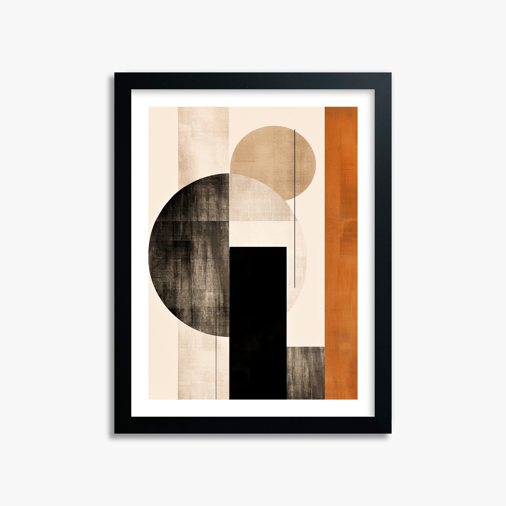 Earth & Sky, 30x40cm Black Framed Art Reproduction