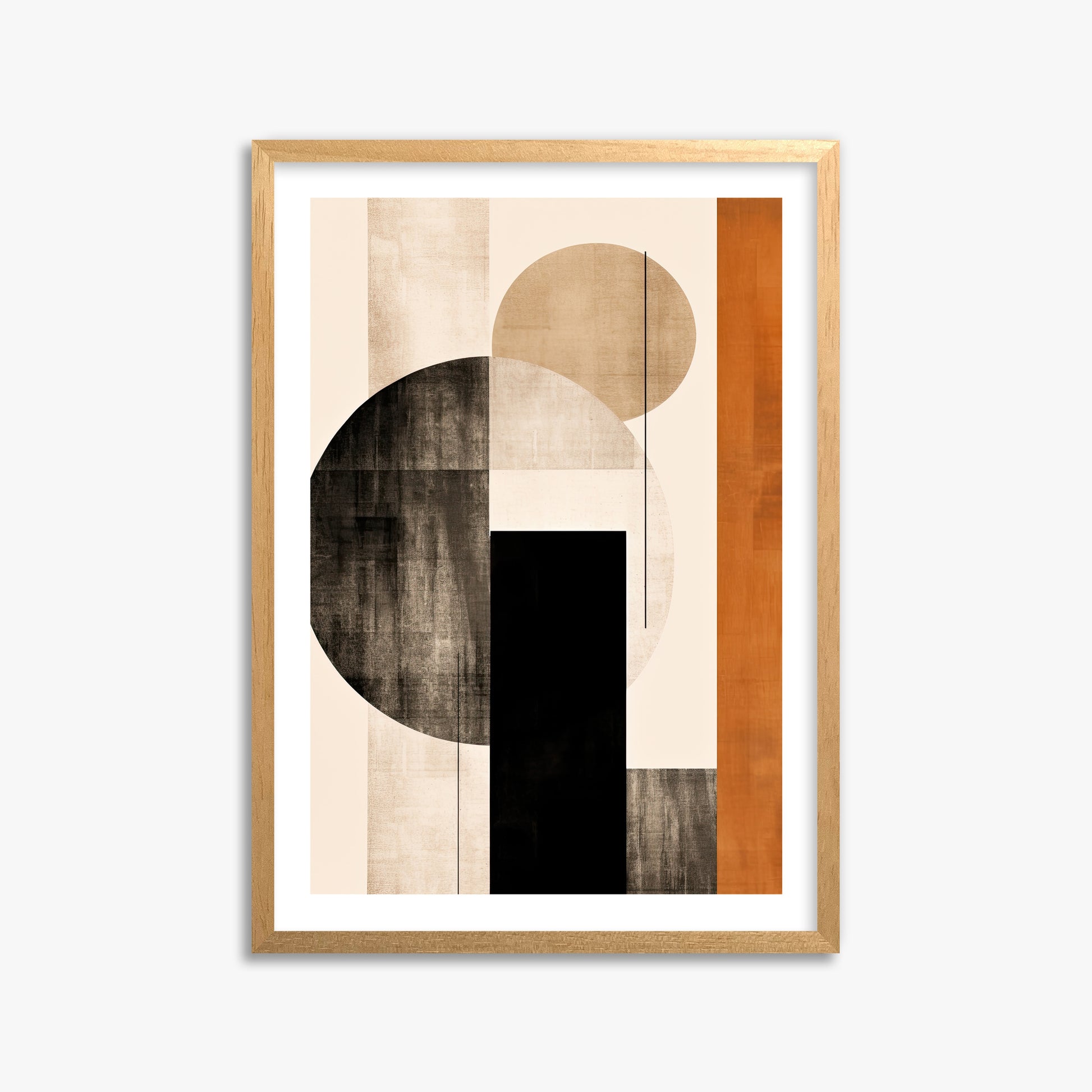 Earth & Sky, 50x70cm Oak Framed Art Reproduction