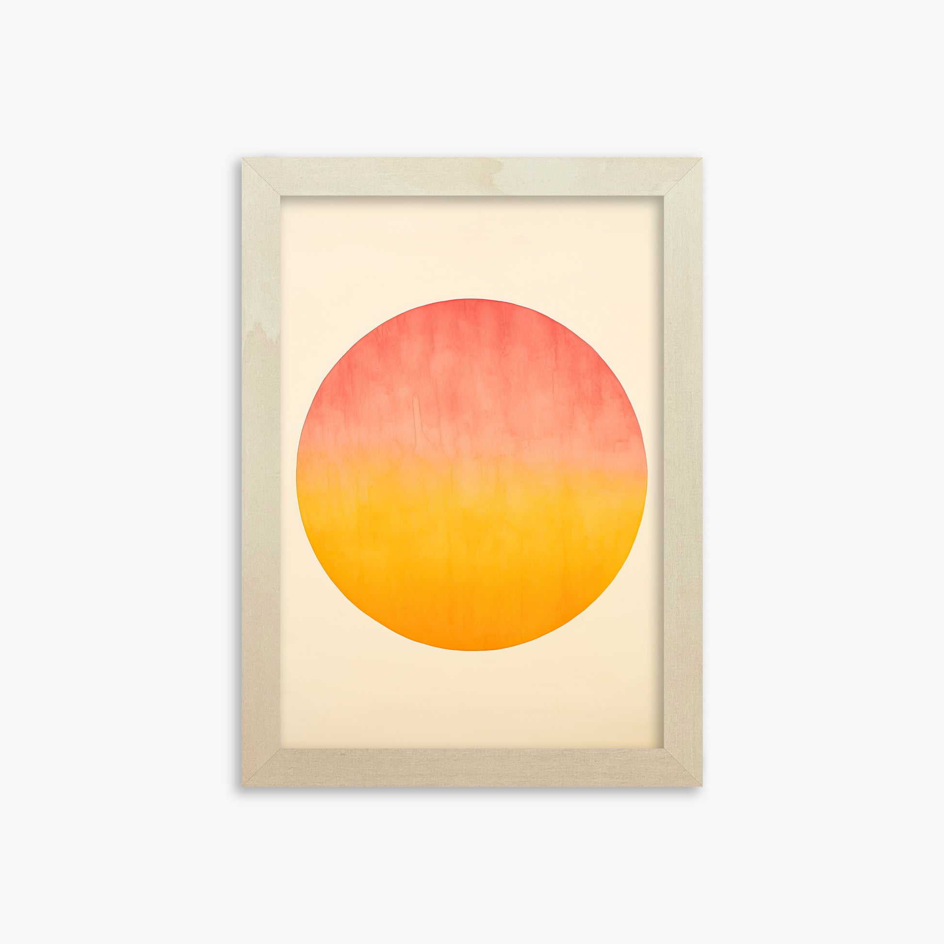 Radiant Horizon, 21x30cm Framed Art Reproduction With Lime Wood Frame