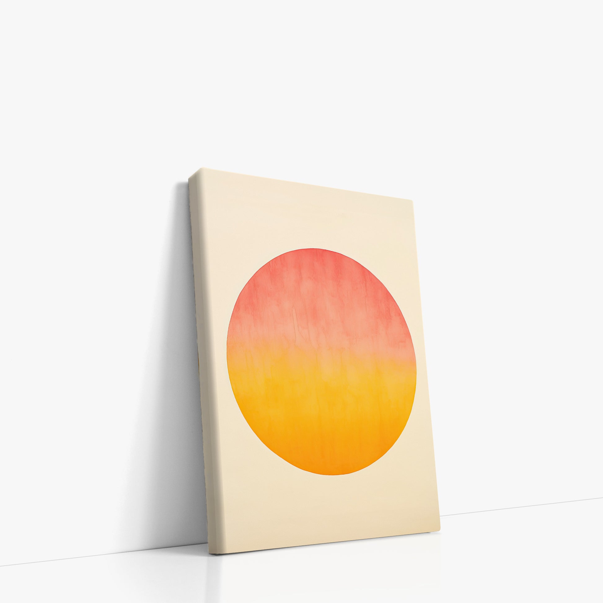 Radiant Horizon, 21x30cm Satin Canvas Art Reproduction Left Angle