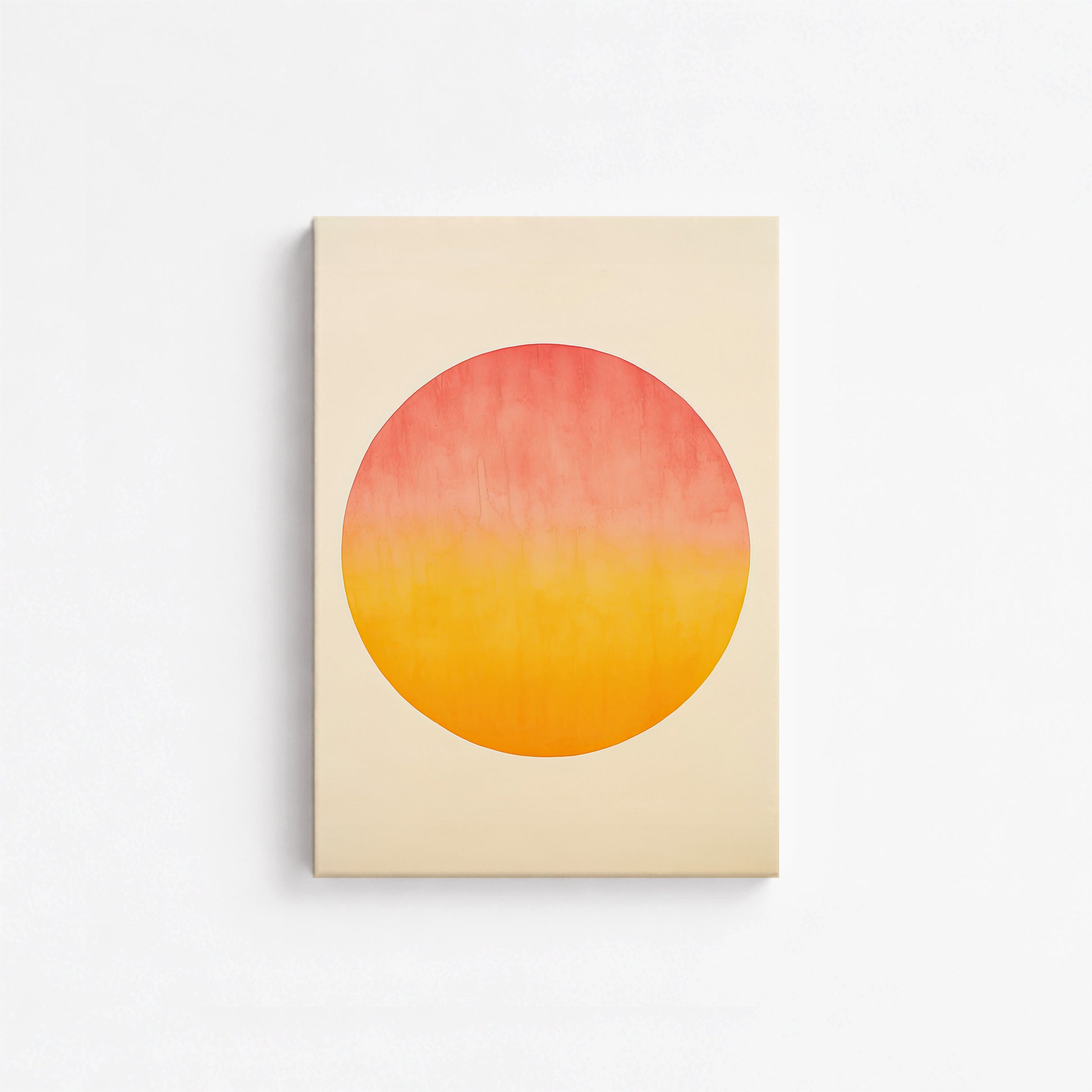 Radiant Horizon, 21x30cm Satin Canvas Art Reproduction