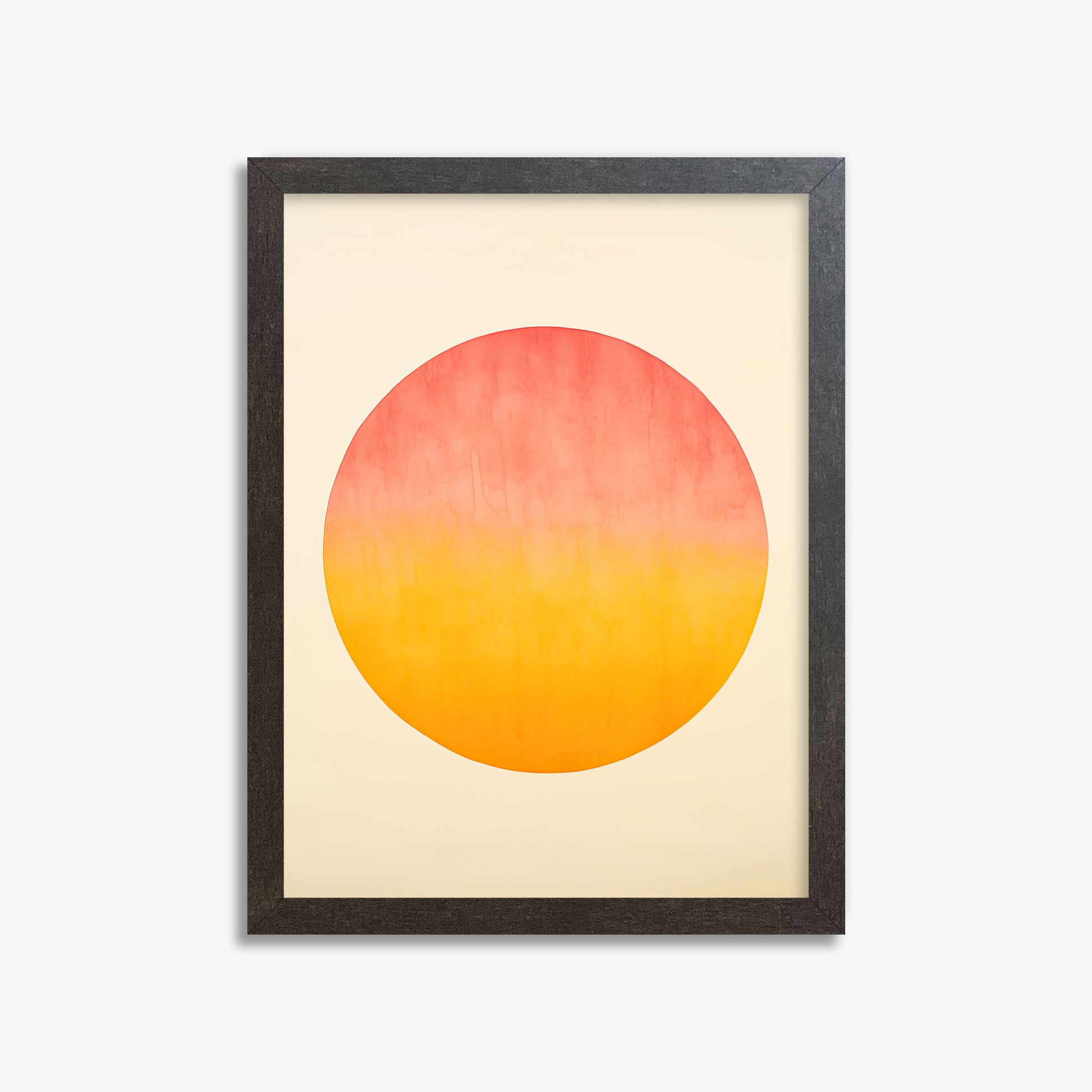 Radiant Horizon, 30x40cm Framed Art Reproduction With Espresso Frame