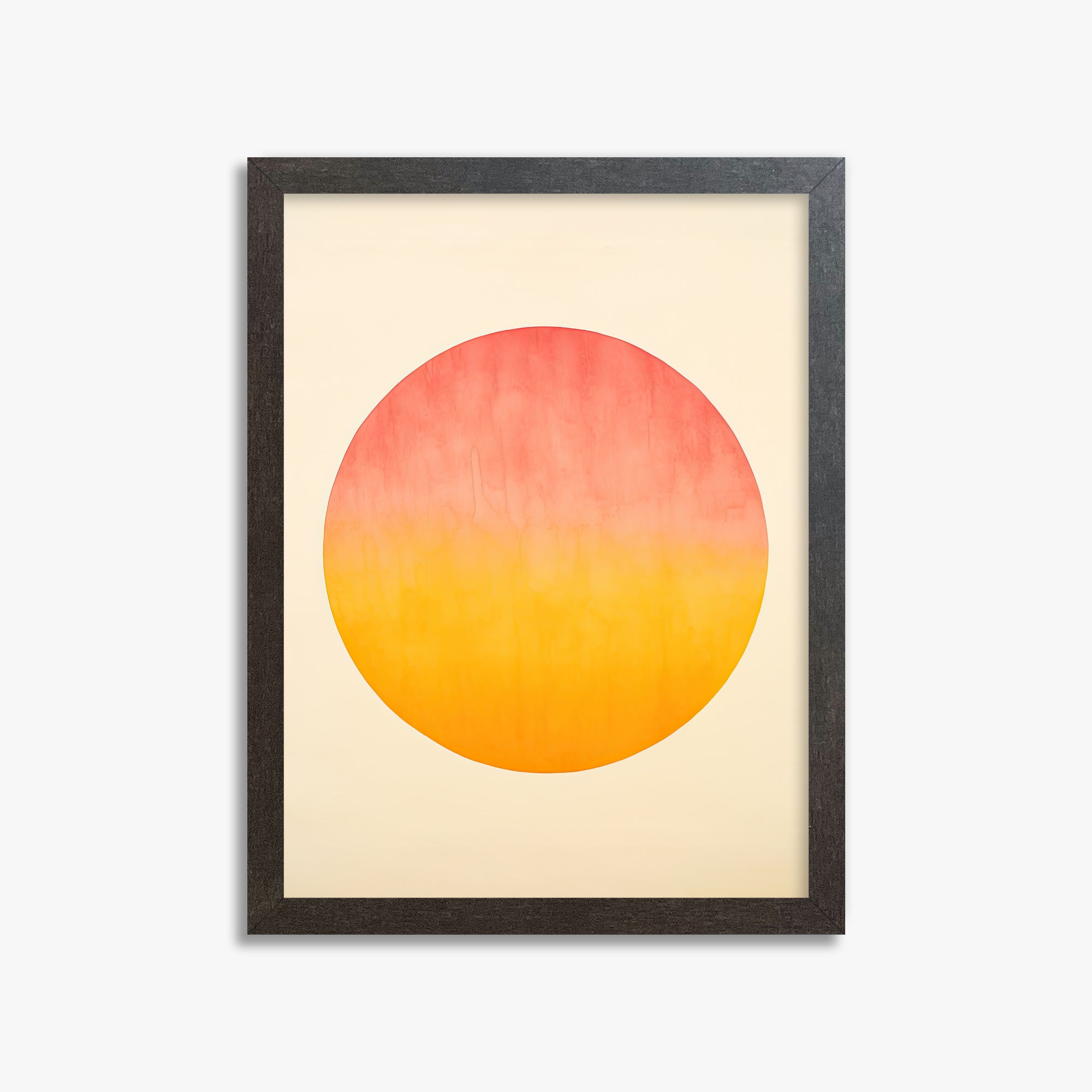 Radiant Horizon, 30x40cm Framed Art Reproduction With Espresso Frame