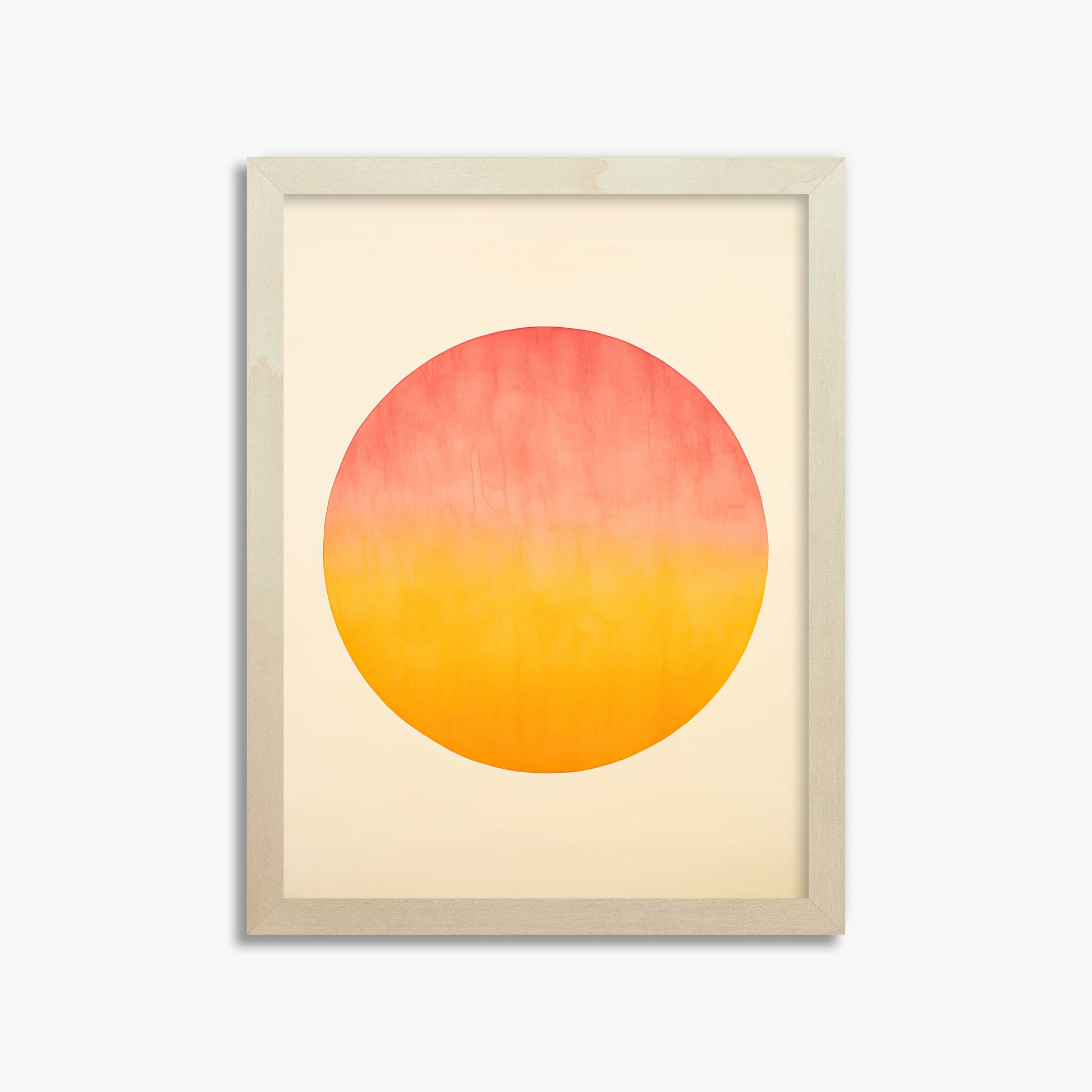Radiant Horizon, 30x40cm Framed Art Reproduction With Lime Wood Frame