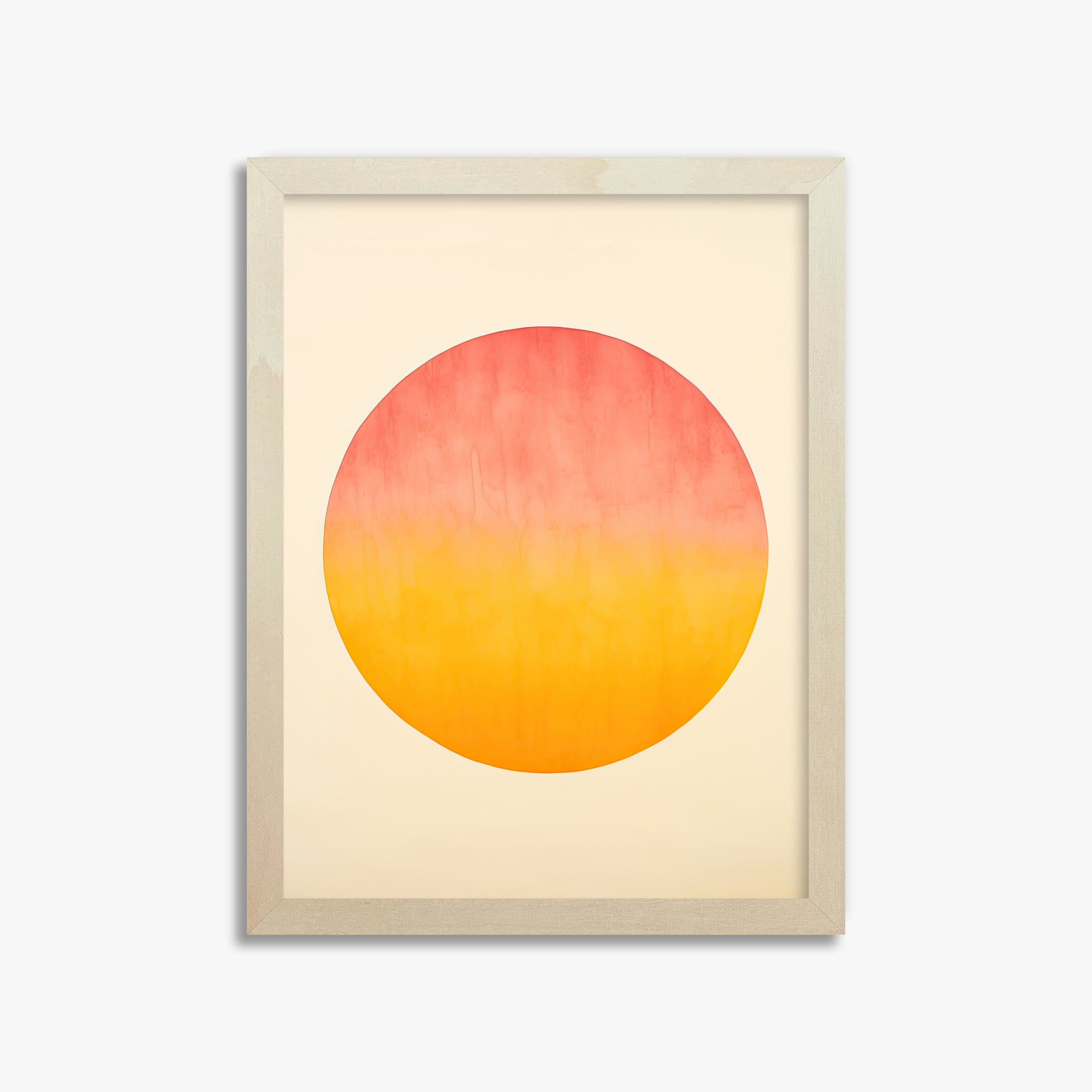 Radiant Horizon, 30x40cm Framed Art Reproduction With Lime Wood Frame