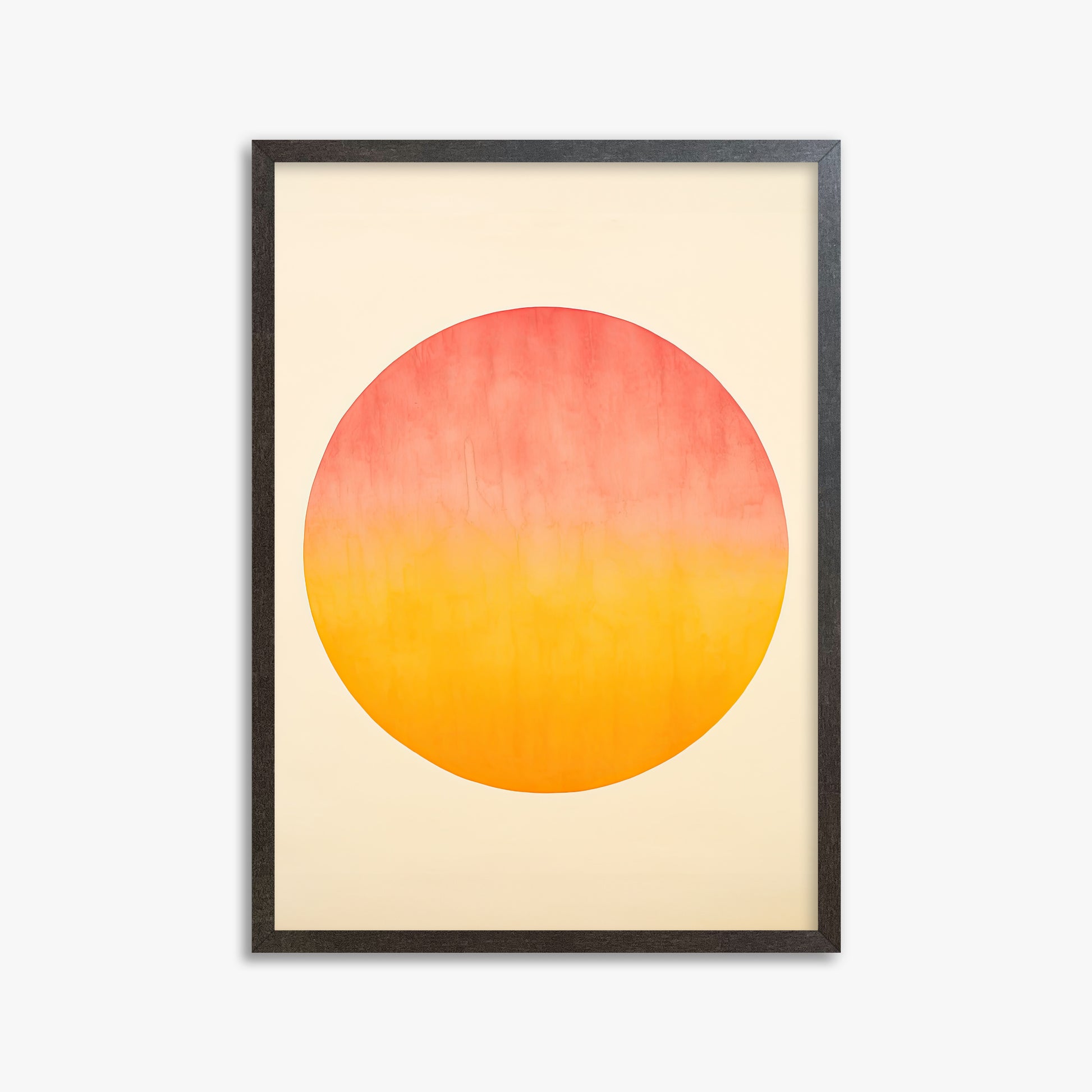Radiant Horizon, 50x70cm Framed Art Reproduction With Espresso Frame